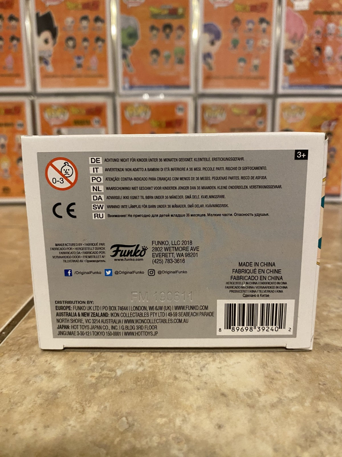 Funko Pop! Dragon Ball #154 Super Saiyan Vegeta 2019 Funko Exclusive w Protector