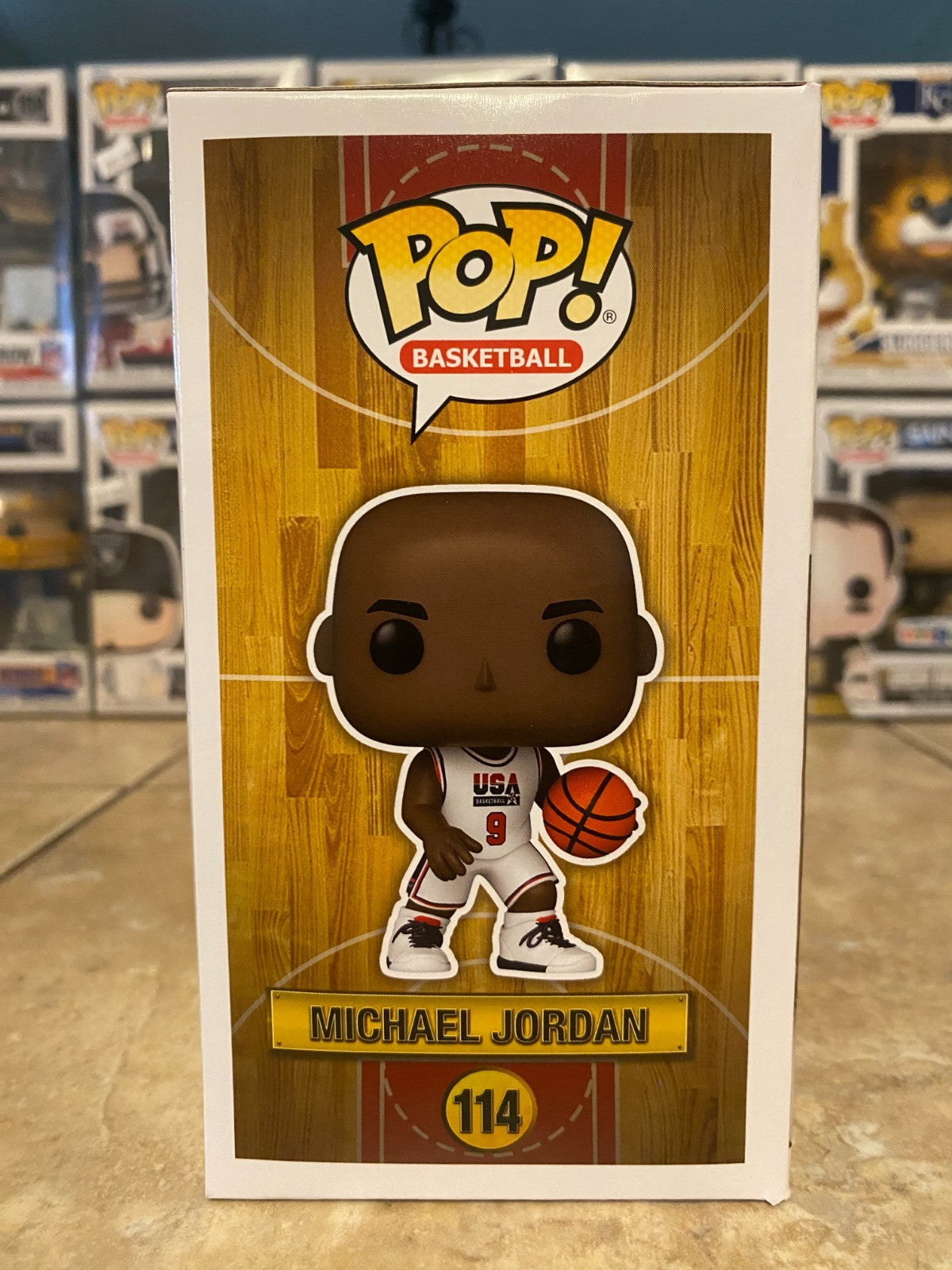 Funko Pop! Michael Jordan #114 (Team USA) Hobbiestock Exclusive w Protector