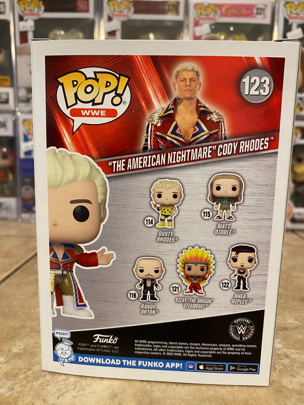 Funko Pop! Vinyl: WWE - "The American Nightmare" Cody Rhodes w Protector