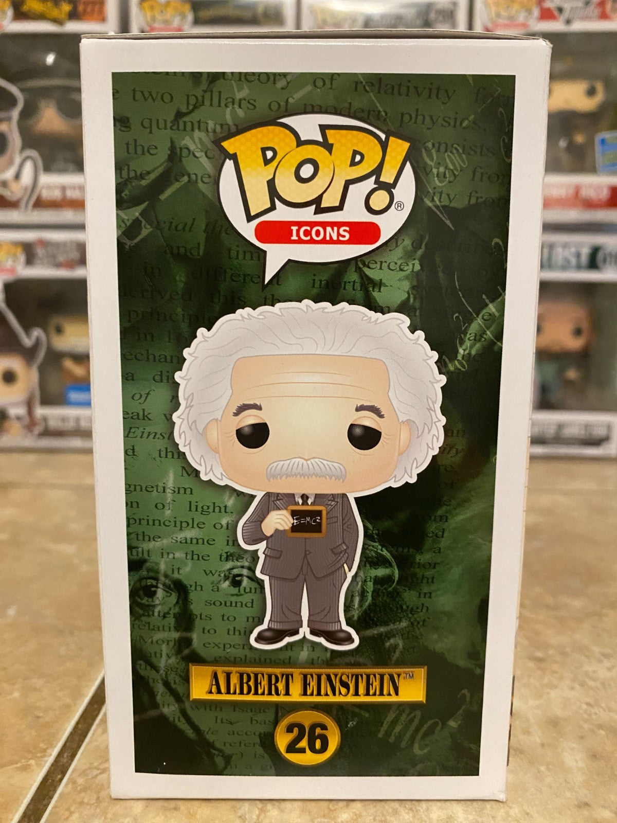 Funko Pop! Vinyl: World History - Albert Einstein #26 w Protector