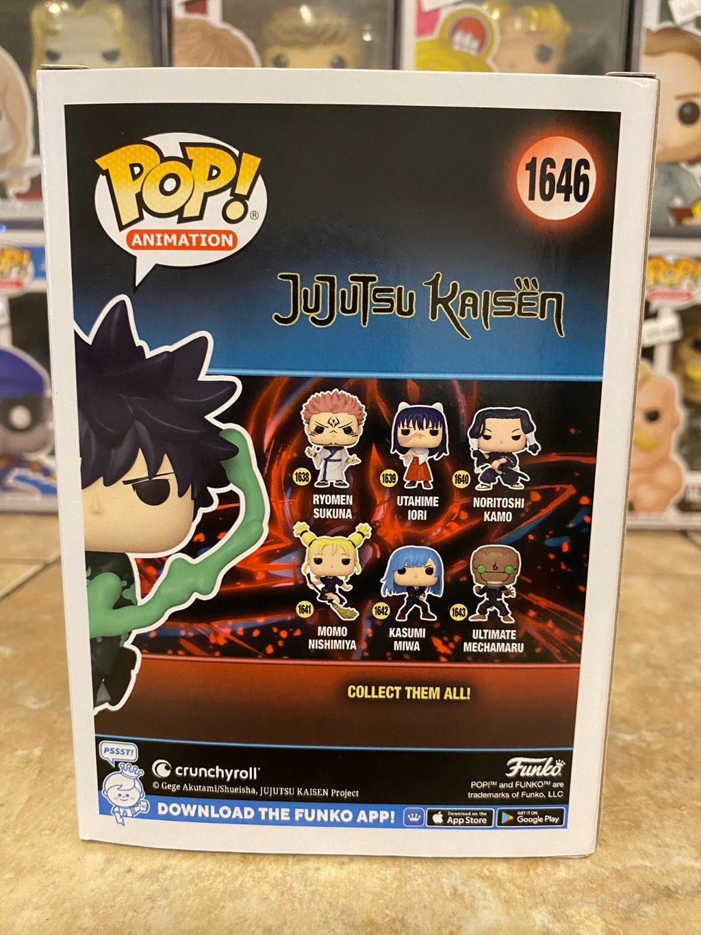 Funko Pop! Vinyl: Jujutsu Kaisen - Megumi Fushiguro (Glow) (Chase) w Protector