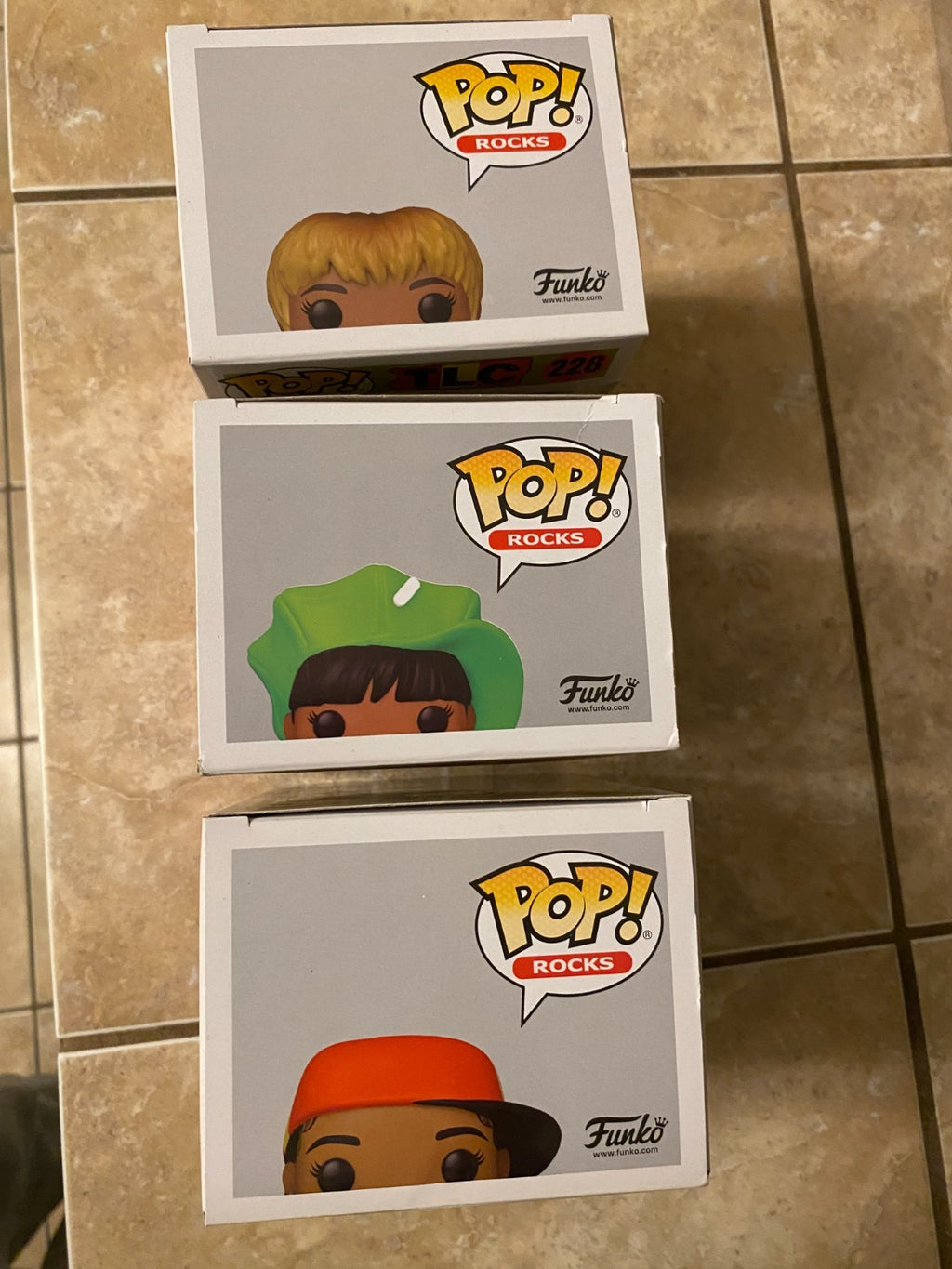 Funko Pop! Pop Rocks TLC Complete Set of 3 Figures #228-230 w Protectors