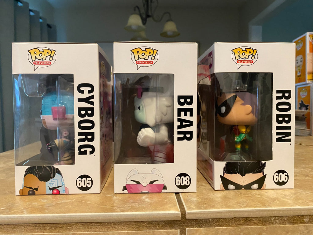 Teen Titans Go! Funko Pop! Vinyl Figures Set of 6 #603 thru #608