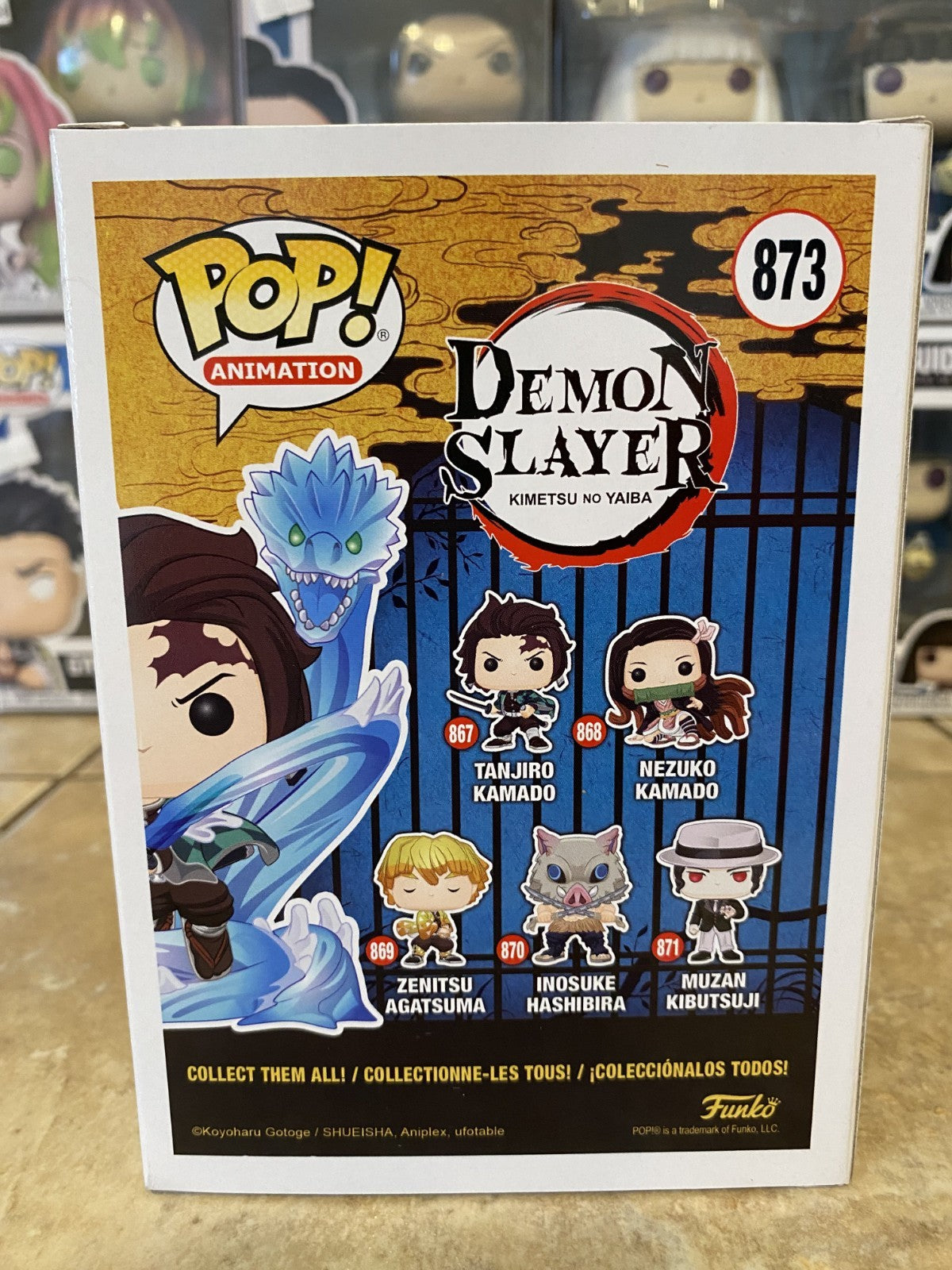 Funko Pop! Demon Slayer Tanjiro Kamado #873 GITD SE w/Box Protector