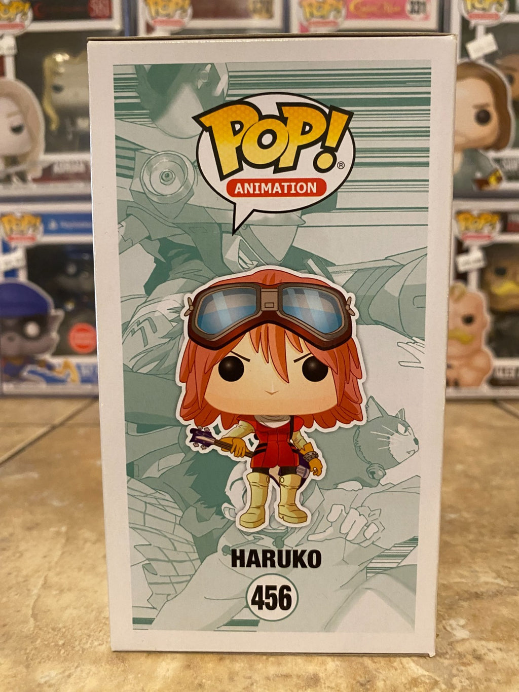 Signed Haruko FLCL Funko Pop By Kari Wahlgreen At Triad Anime Con 2025 No Auth