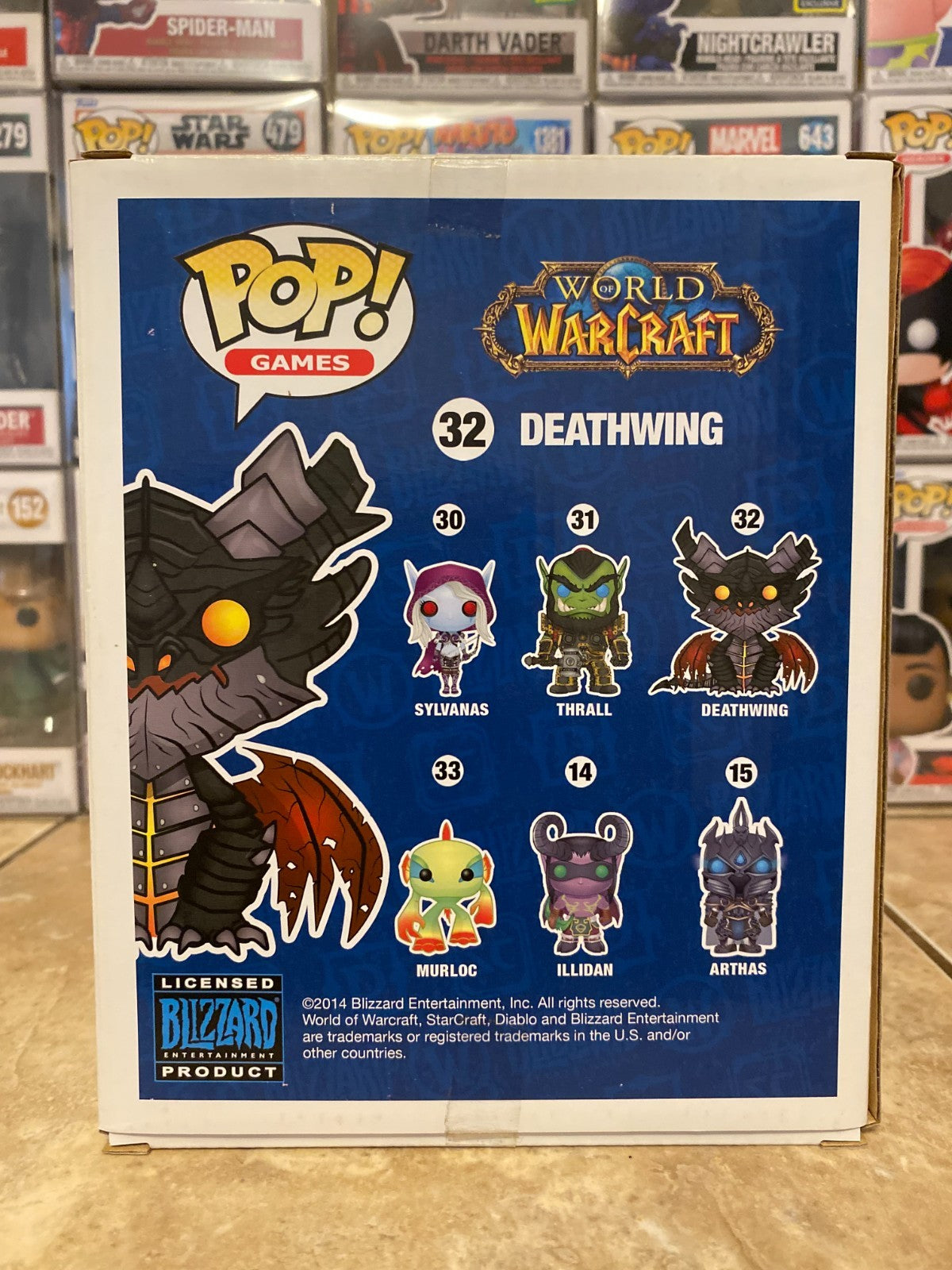 Funko Pop! Games: World of Warcraft - Deathwing #32 Deluxe 6" w Protector