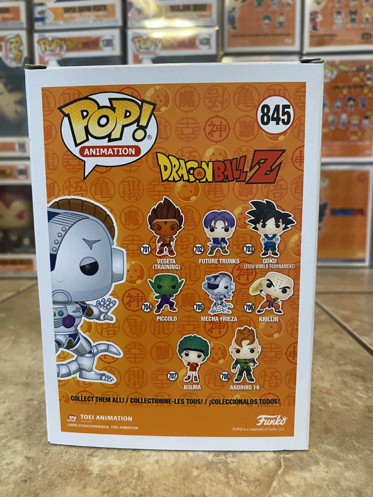 Funko Pop! Dragon Ball Z #845 Mecha Frieza GITD Exclusive w Protector