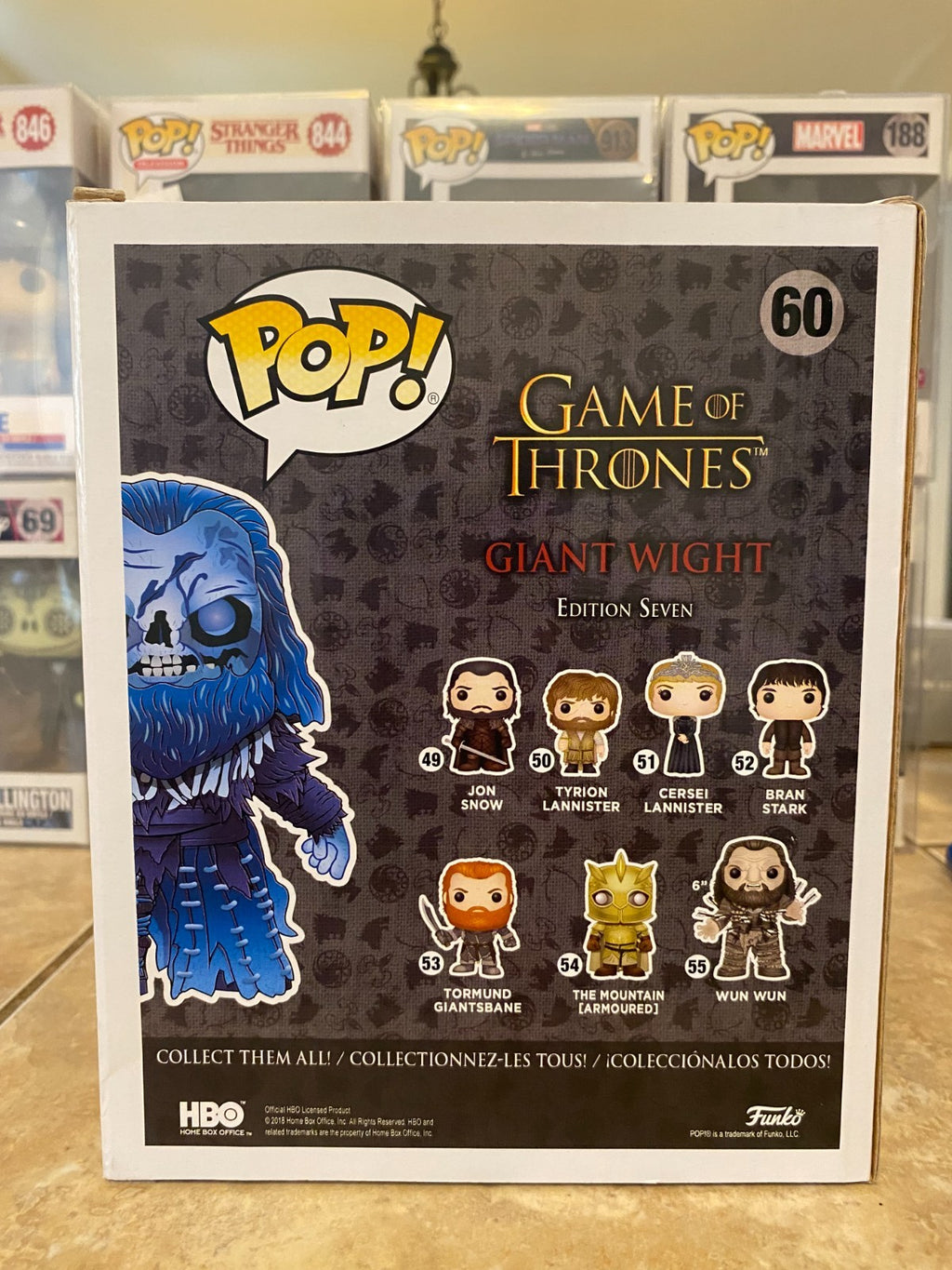 Funko Pop! Game of Thrones: Giant Wight 2018 ECCC Spring Collection w Protector