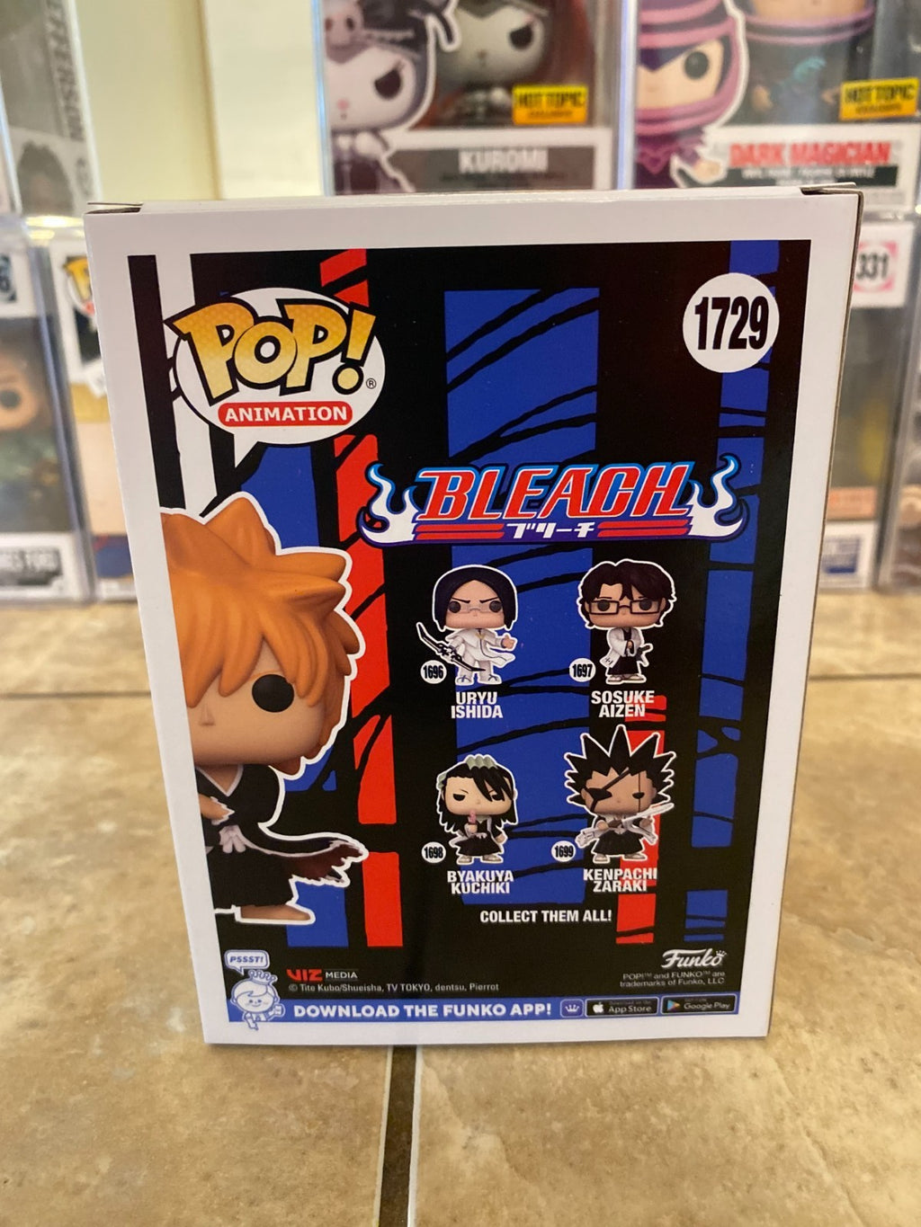 Funko Pop! Bleach - Ichigo Kurosaki - AAA Anime Exclusive #1729 w Protector