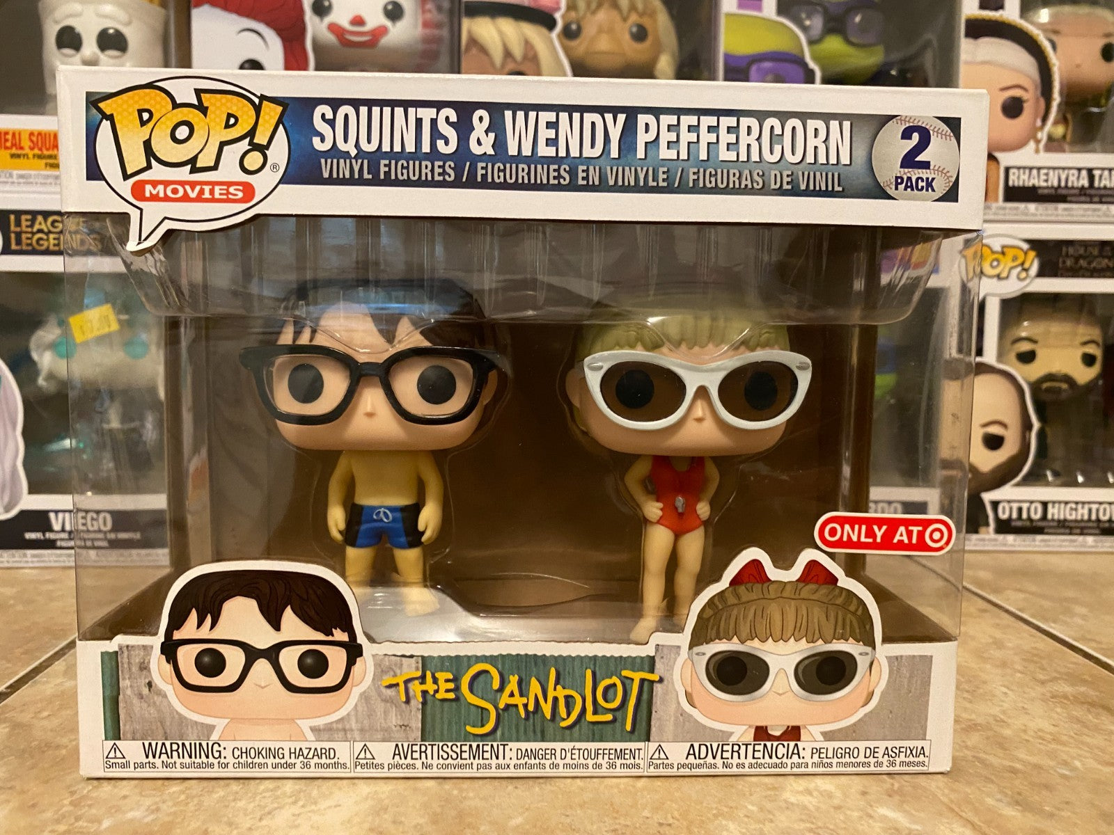 Funko POP! Movies - The Sandlot - Squints & Wendy Peffercorn 2-Pack (Target)