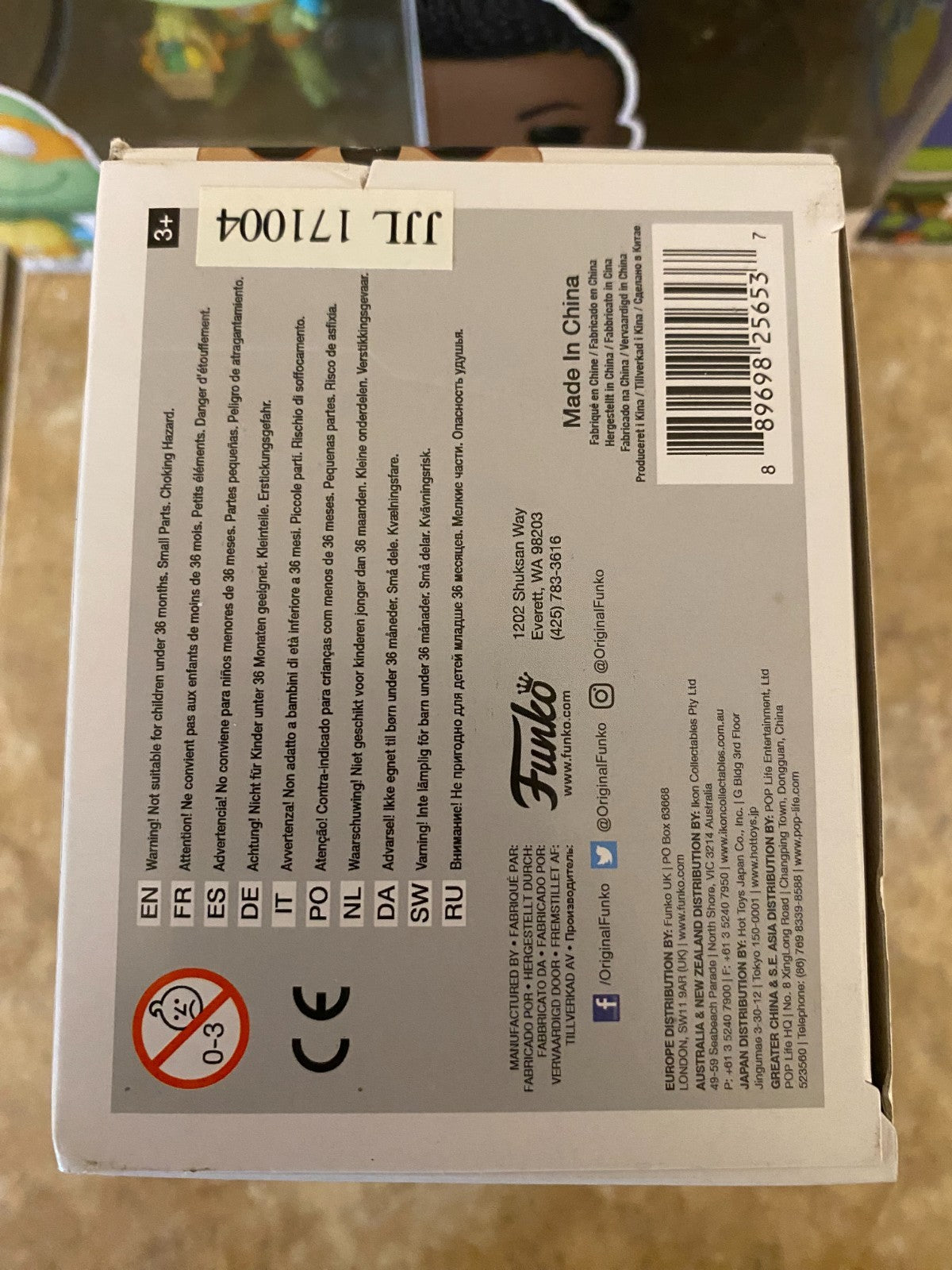 FUNKO POP! GAMES: GREY CRASH BANDICOOT # 273 LIMITED CHASE EDITION w PROTECTOR