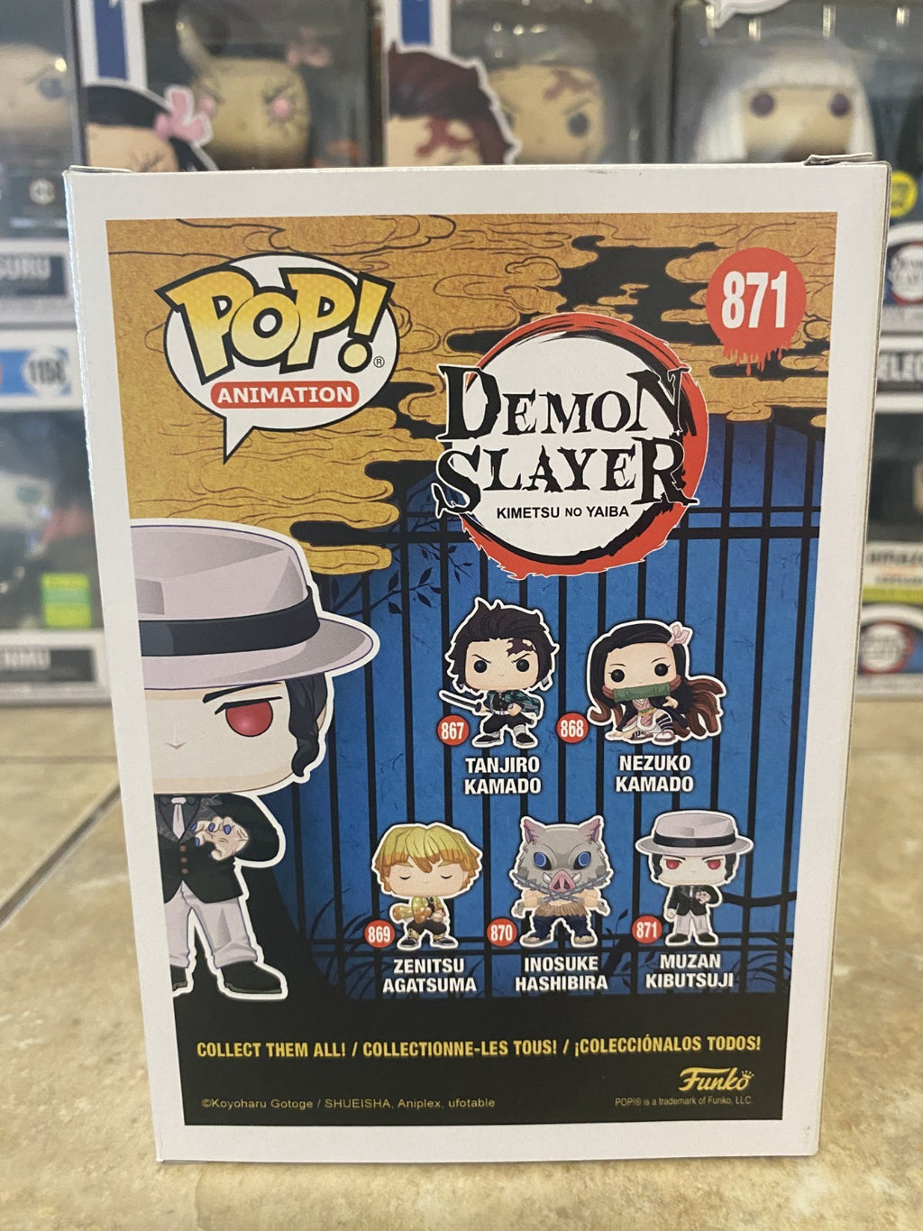 Funko Pop! Demon Slayer #871 Muzan Kibutsuji w/Box Protector
