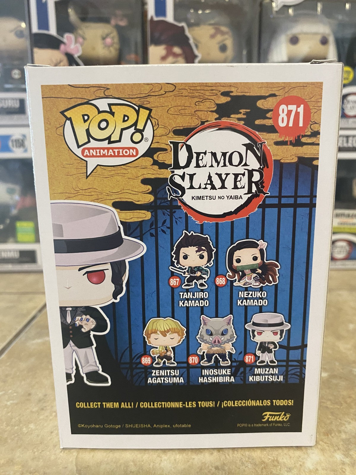 Funko Pop! Demon Slayer #871 Muzan Kibutsuji w/Box Protector