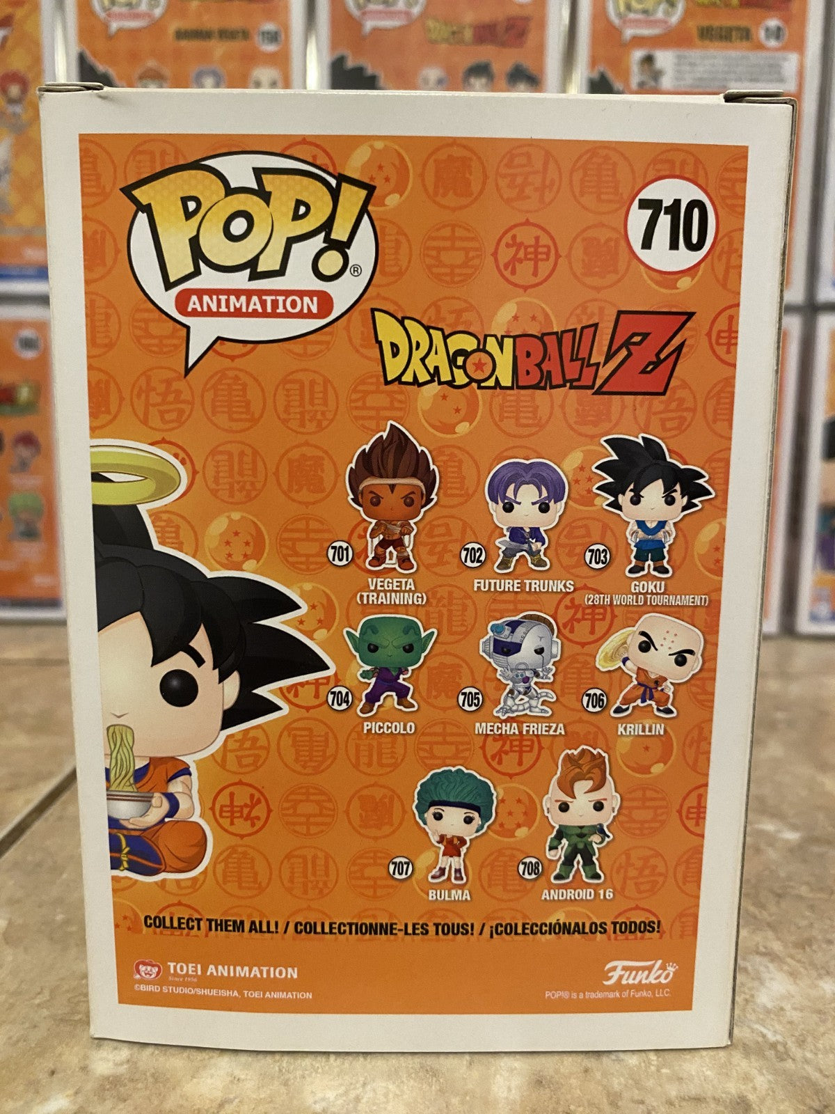 Funko Pop! Dragon Ball Z #710 Goku (Eating Noodles) SE w Protector