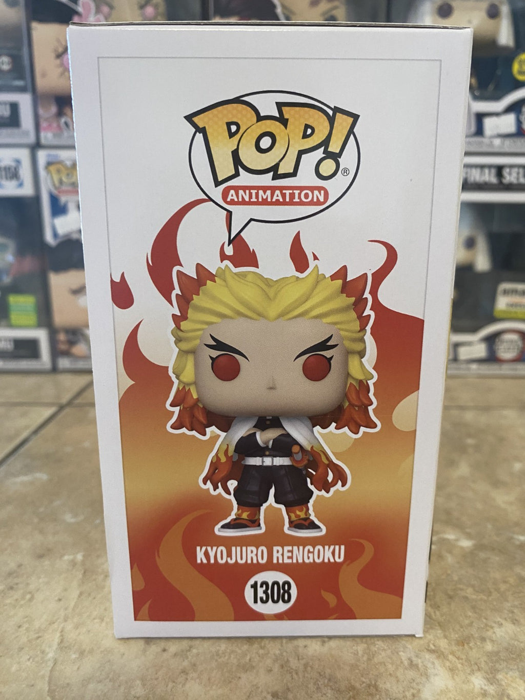 Funko Pop! Demon Slayer #1308 Kyojuro Rengoku w/Box Protector