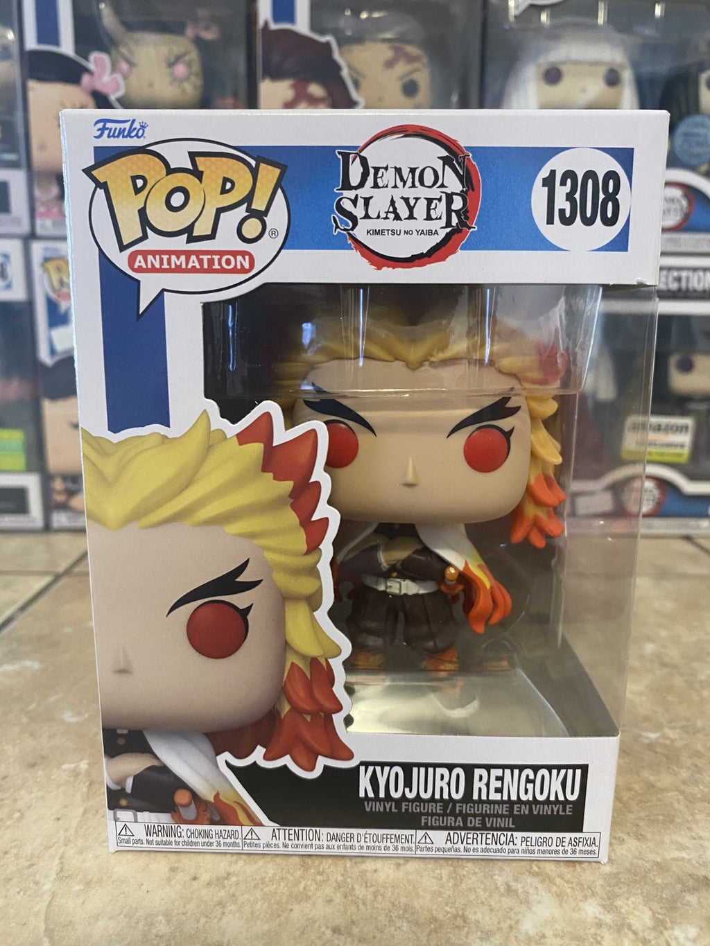 Funko Pop! Demon Slayer #1308 Kyojuro Rengoku w/Box Protector