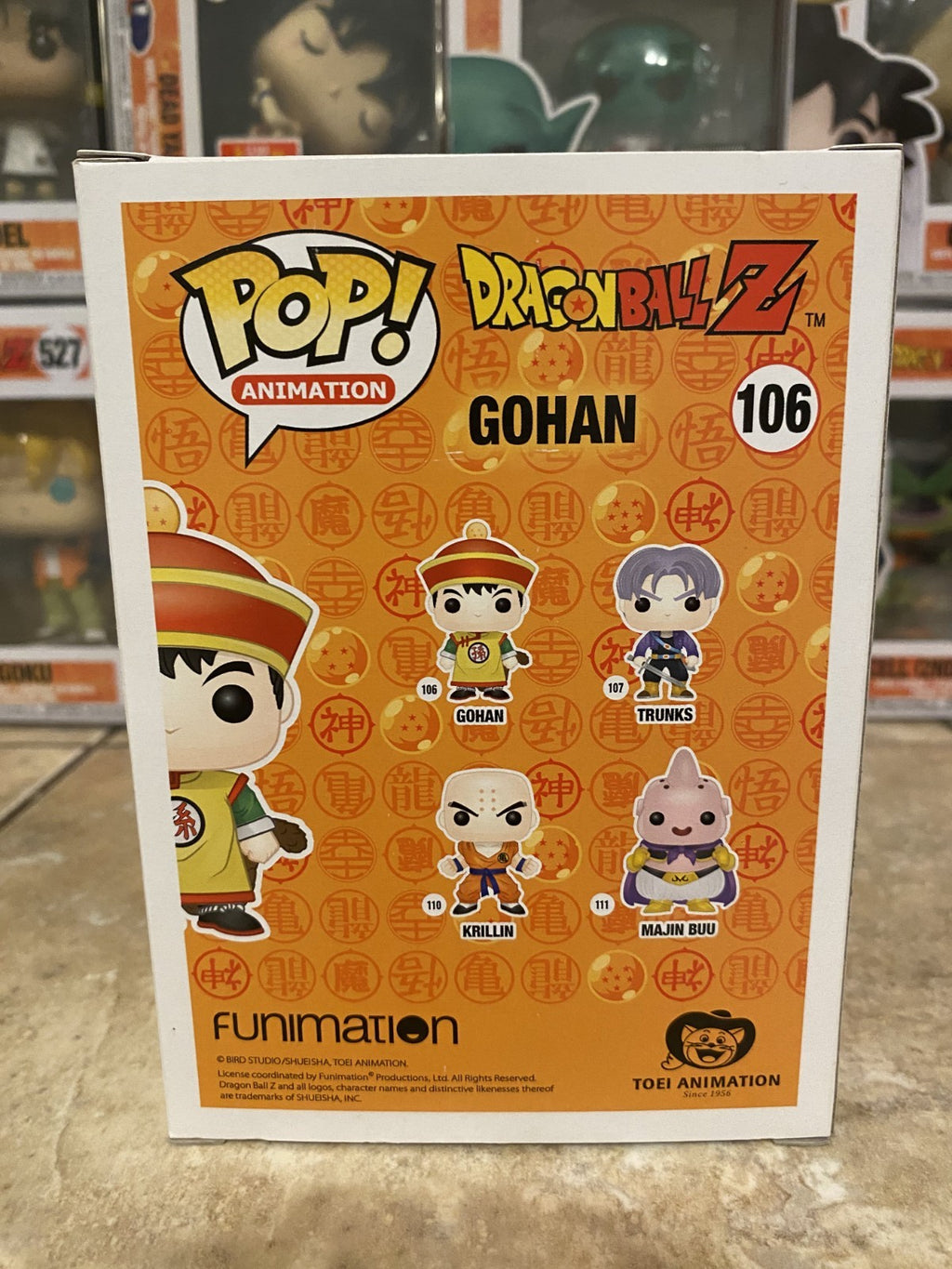 Funko Pop! Animation: Dragon Ball Z #106 Gohan w Protector