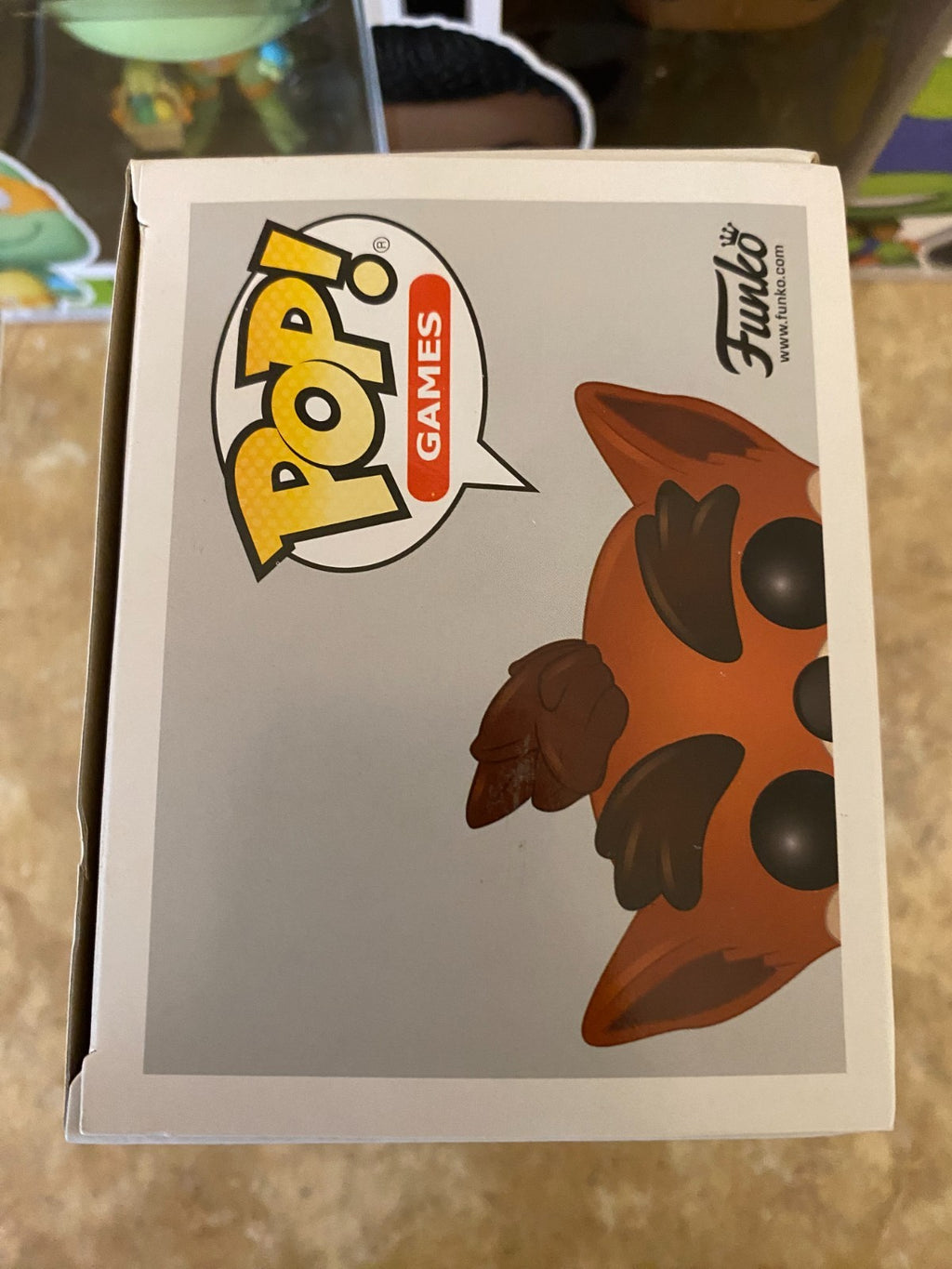 FUNKO POP! GAMES: GREY CRASH BANDICOOT # 273 LIMITED CHASE EDITION w PROTECTOR