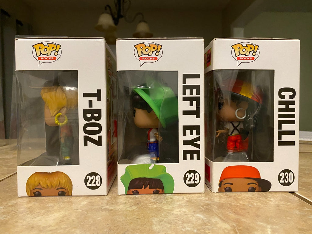 Funko Pop! Pop Rocks TLC Complete Set of 3 Figures #228-230 w Protectors