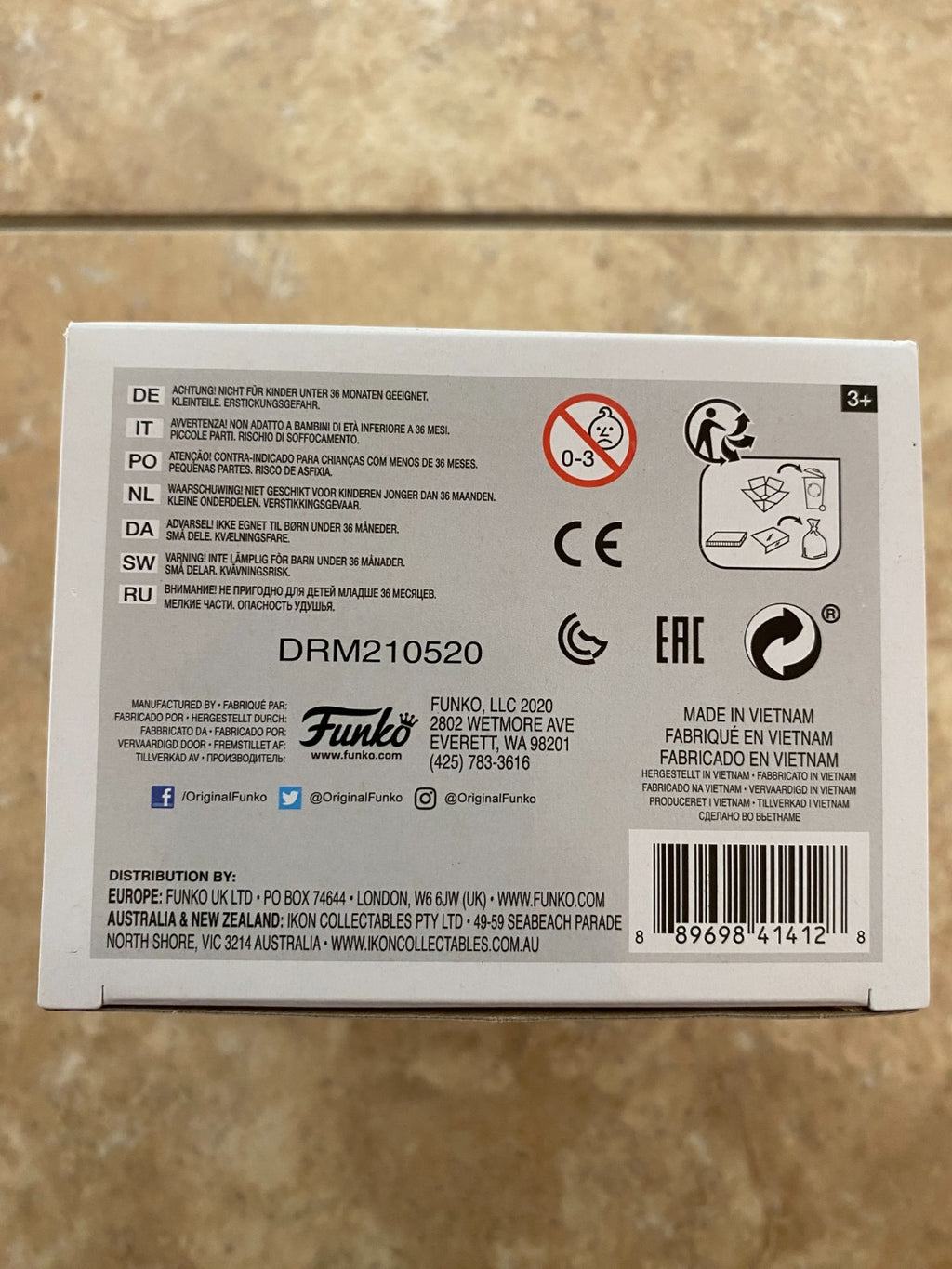 Funko Pop! Ghost Papa Emeritus II #125 - Rare SE Exclusive w Soft Protector