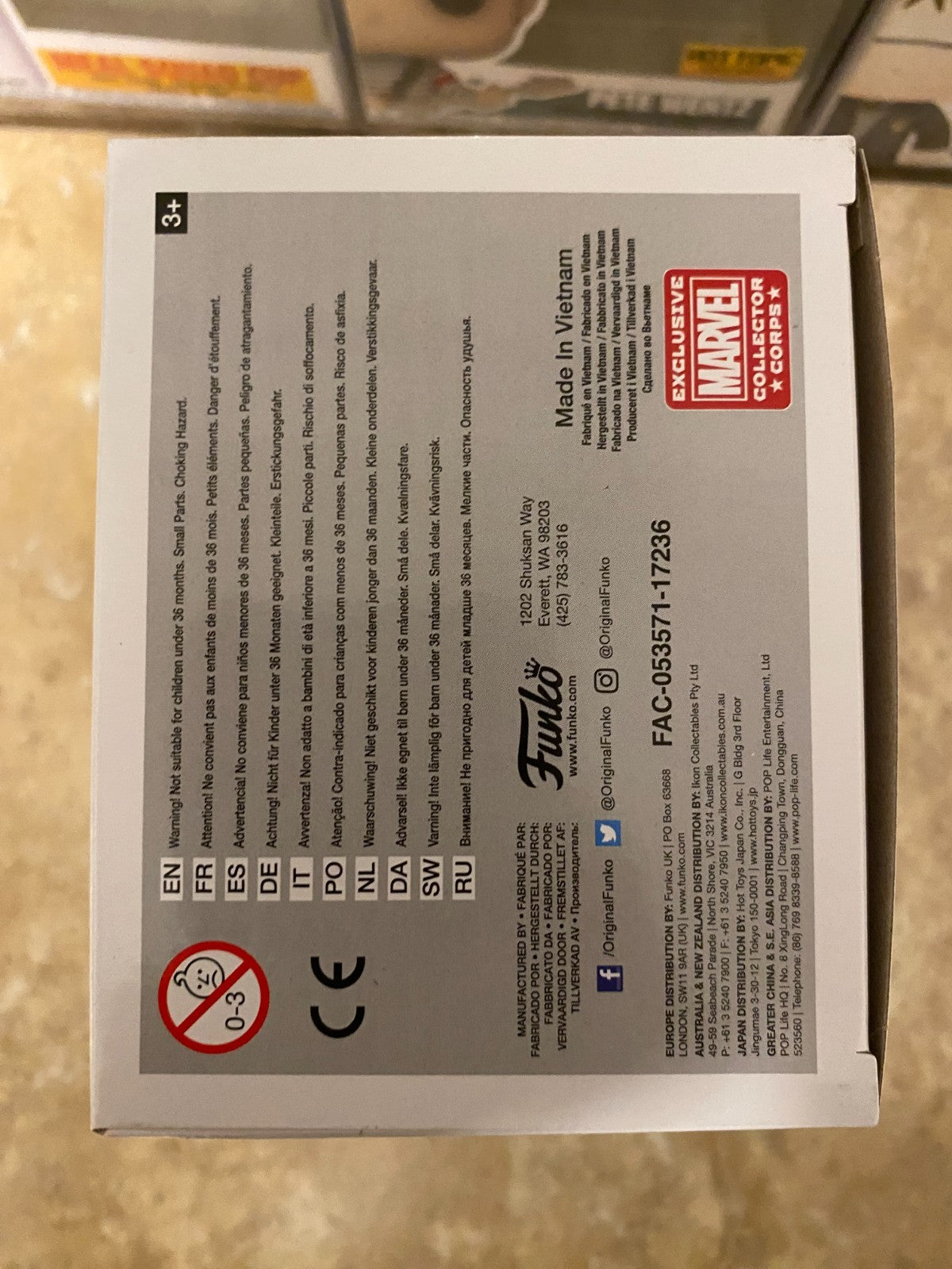 Funko Pop! Vinyl Thor #247 Marvel Ragnarok Collector Corps Exclusive w Protector