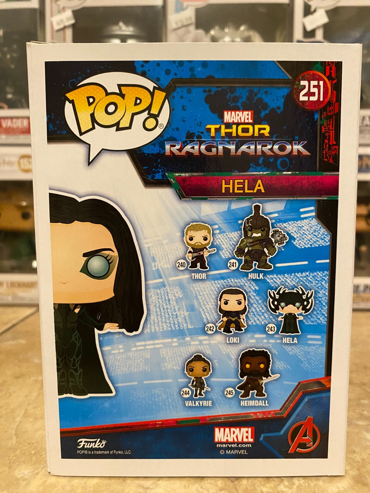 Funko Pop! Vinyl: Marvel - Hela - Target (Exclusive) #251 w Protector