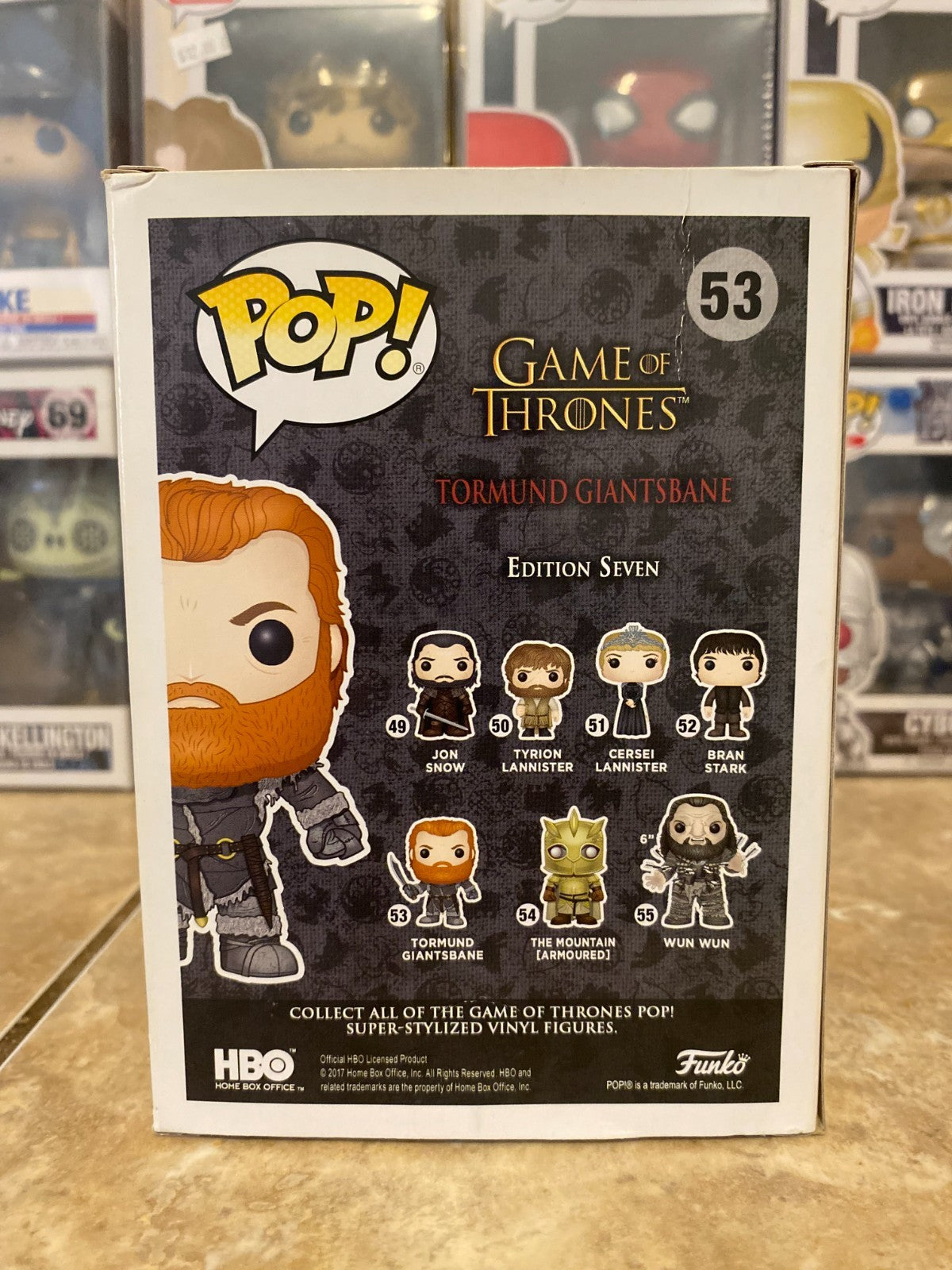 Funko Pop! Vinyl: Game of Thrones - Tormund Giantsbane #53 w Protector
