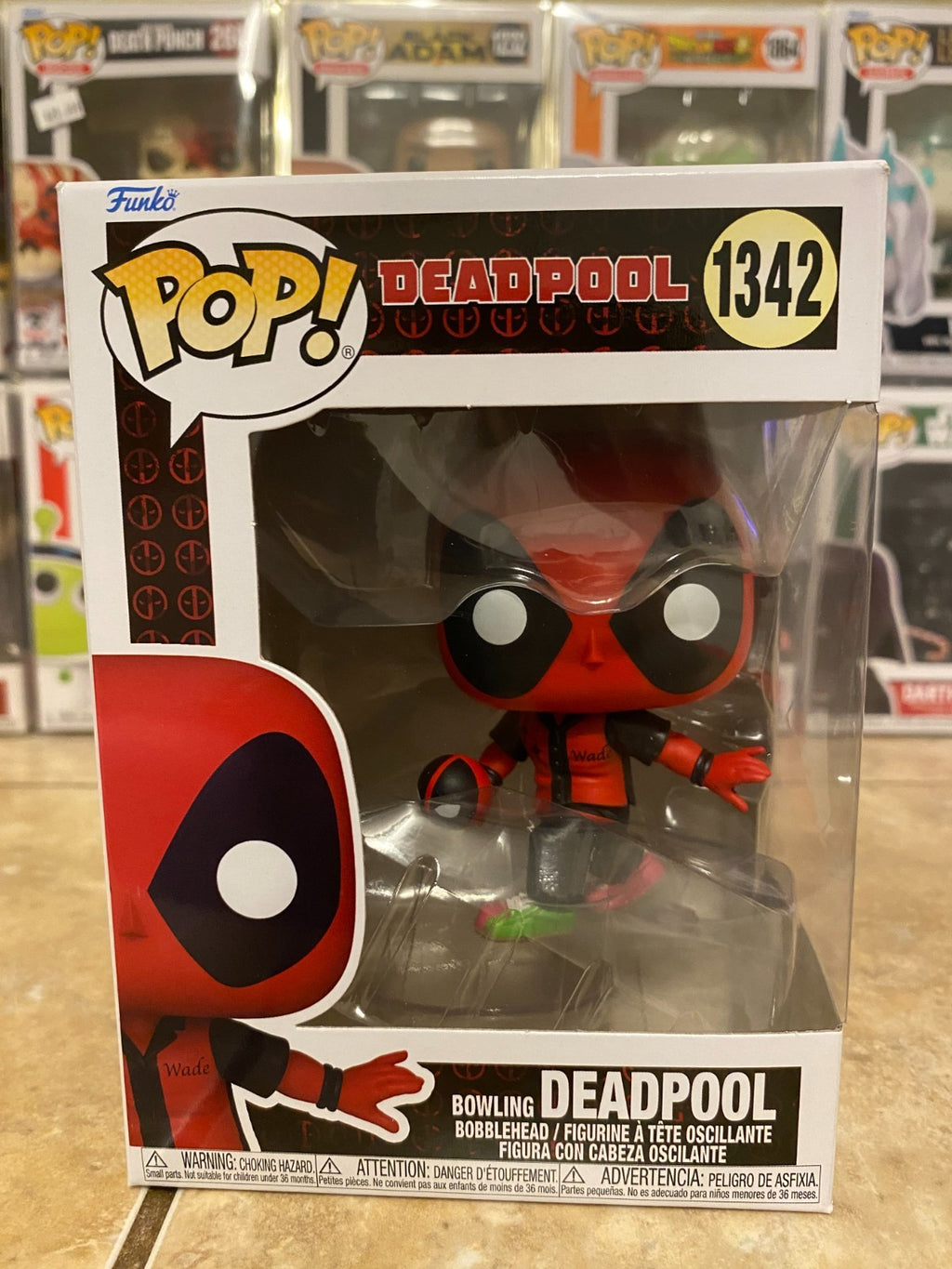Funko POP Marvel Deadpool Bowling Deadpool #1342 w Protector