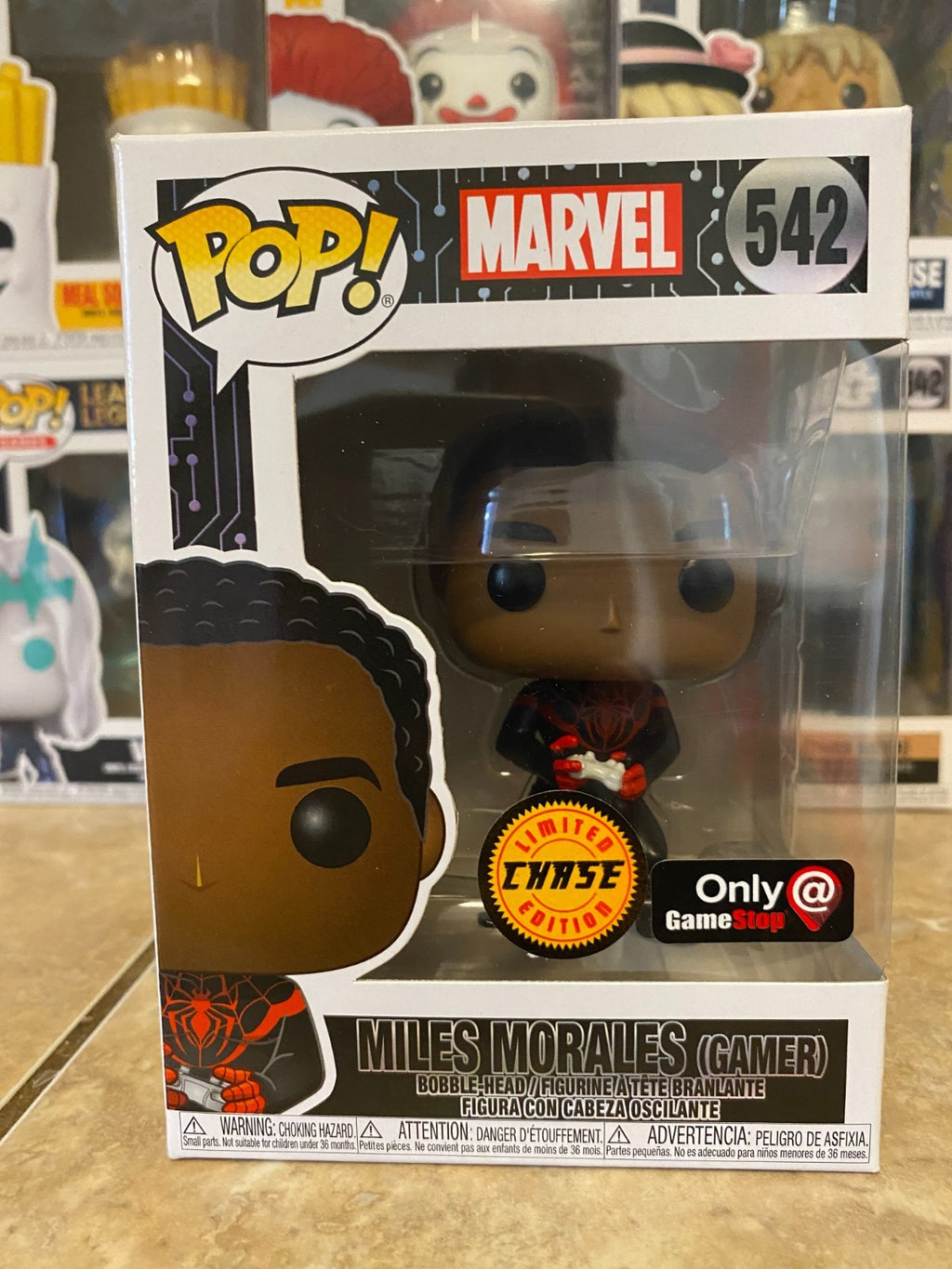 Funko Pop! Heroes: Miles Morales (Chase) (GameStop) Vinyl Figure w Protector