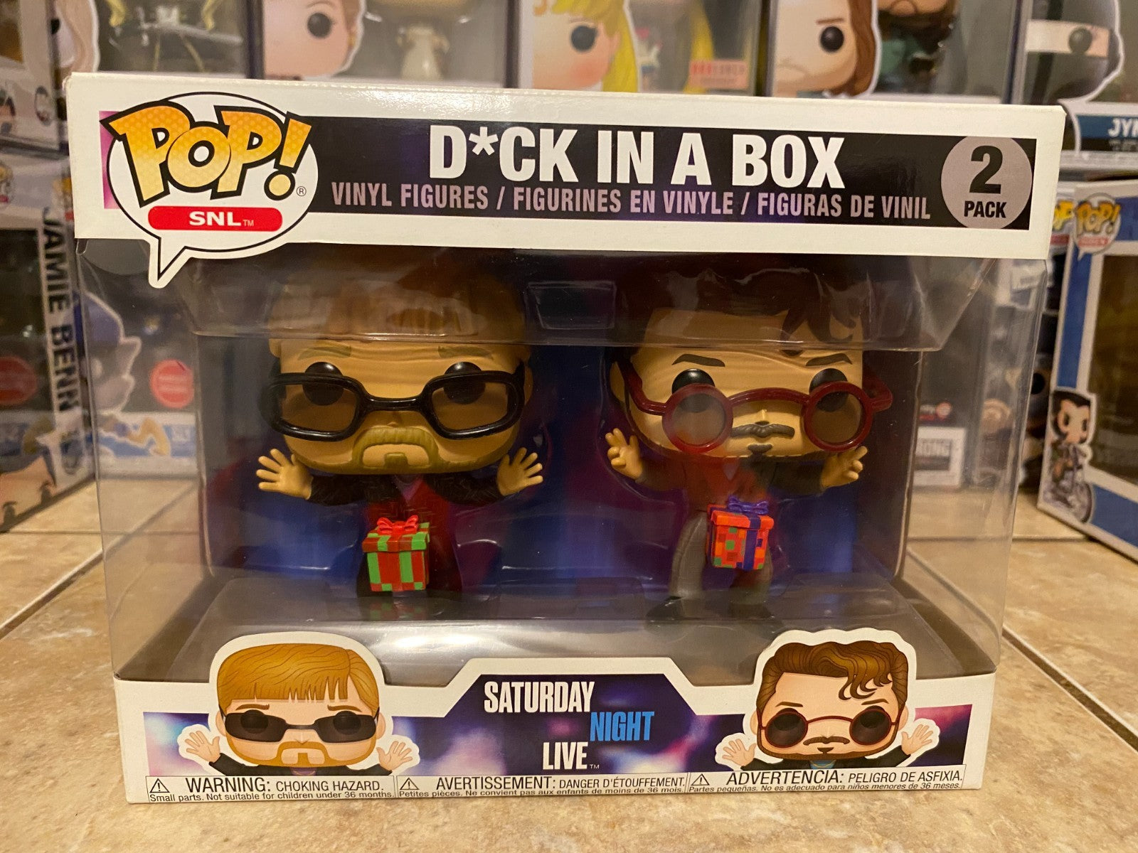 Funko POP! SNL Dick in a Box 2 Pack Justin Timberlake Andy Samberg 2018 VAULTED
