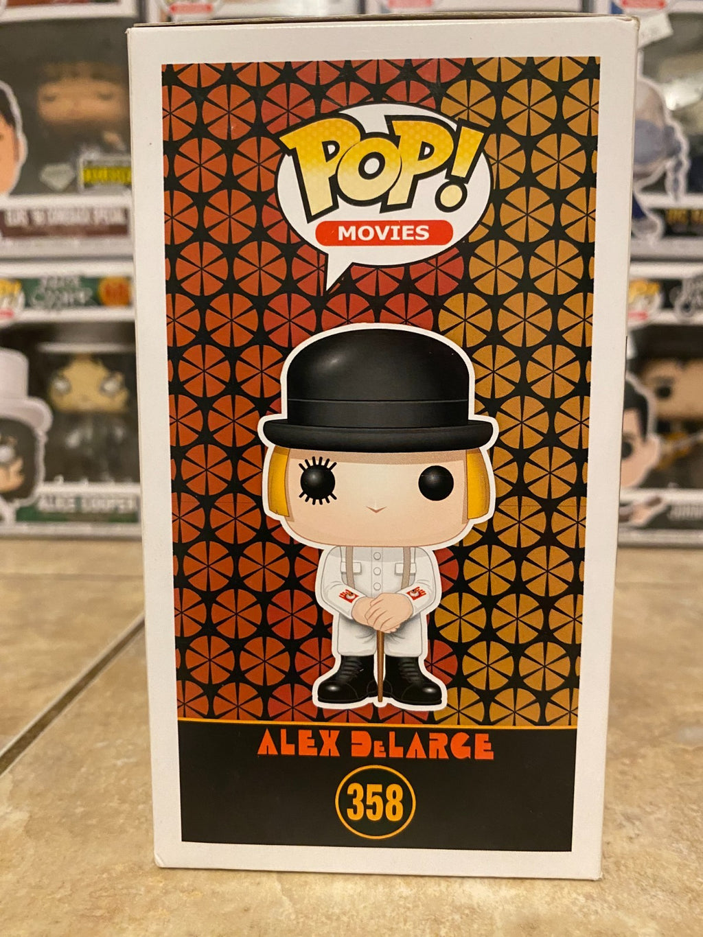 Funko Pop - Alex DeLarge 358 - A Clockwork Orange - Pop Movies w Protector