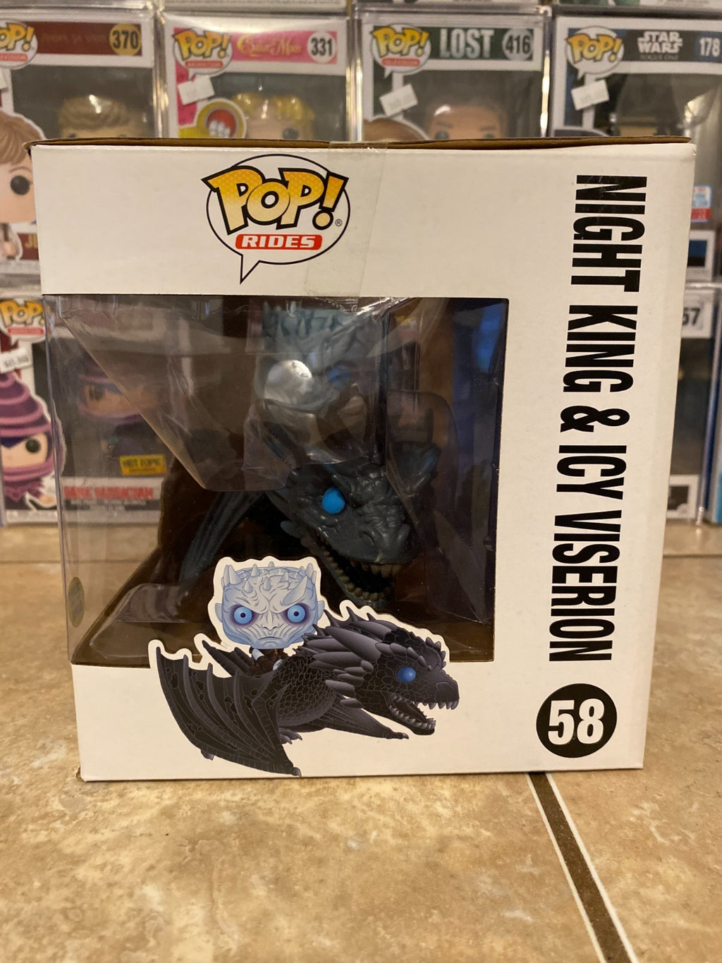 Funko Pop! Rides: Game of Thrones - Night King & Icy Viserion (Glows in the Dark