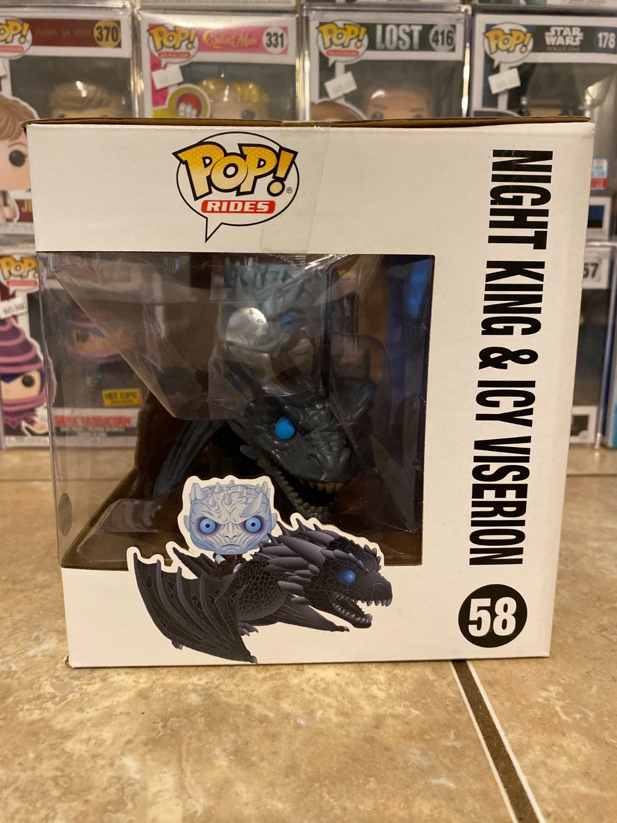 Funko Pop! Rides: Game of Thrones - Night King & Icy Viserion (Glows in the Dark