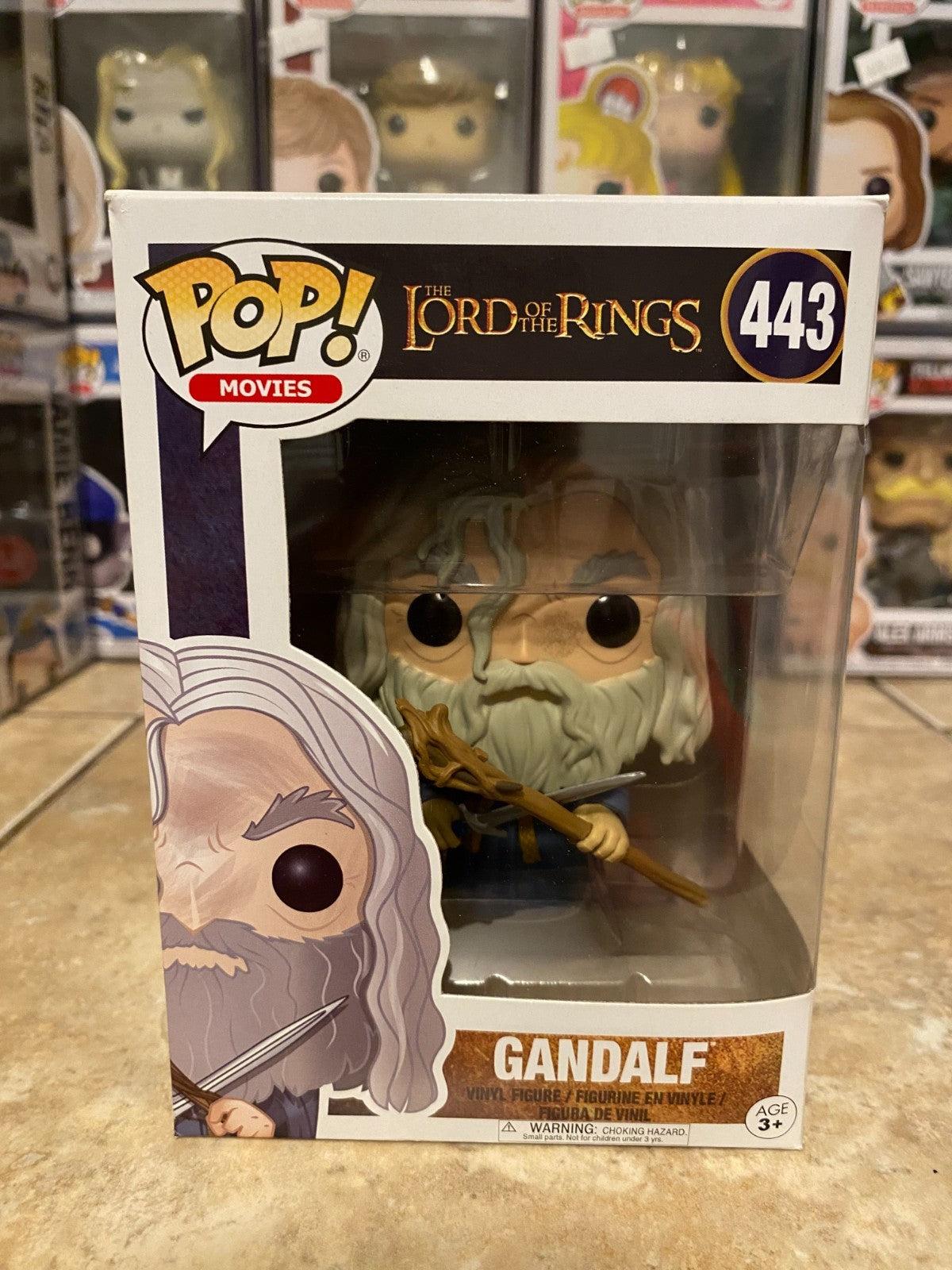 Funko Pop! Vinyl: The Lord of the Rings - Gandalf #443 w Protector
