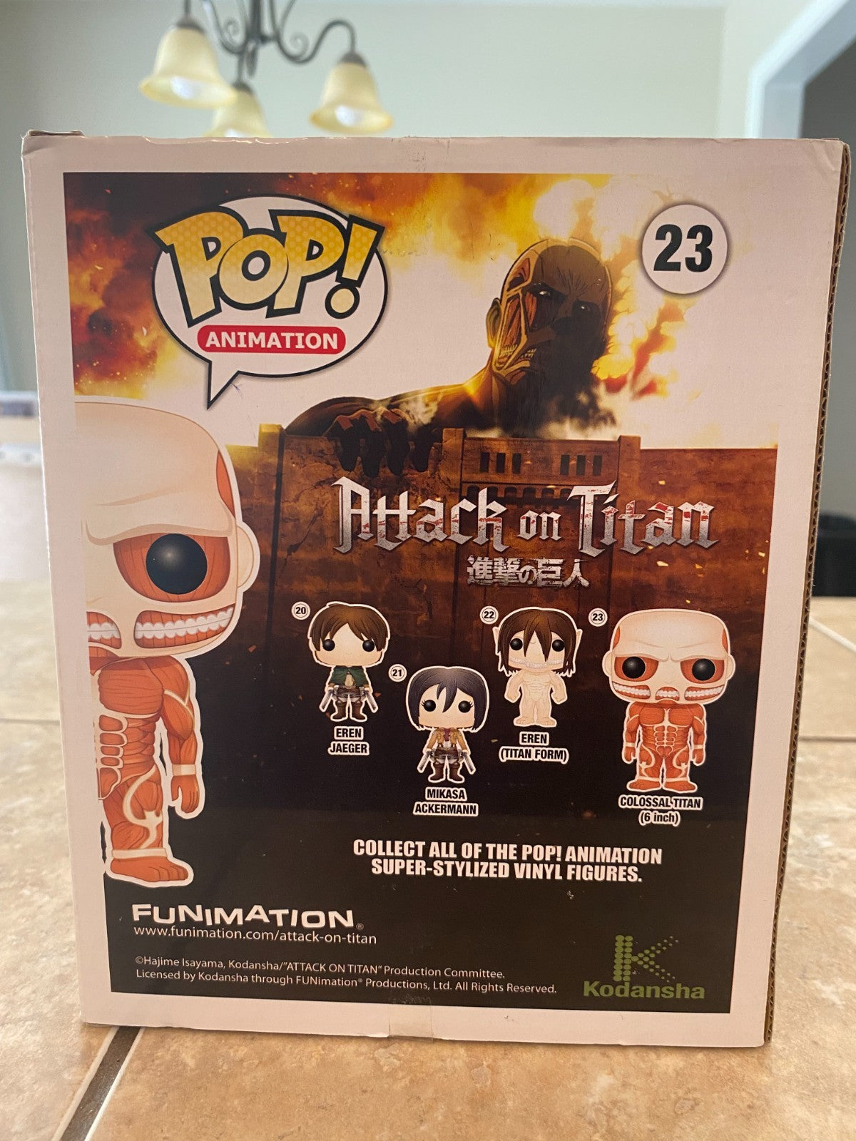 Funko Pop! Vinyl: Attack on Titan - Colossal Titan #23