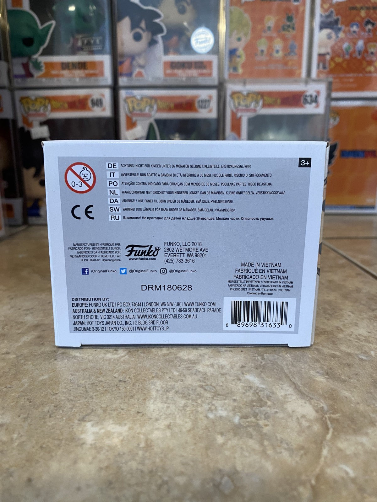 Funko Pop! Dragon Ball Super #386 Goku (Ultra Instinct) w Protector