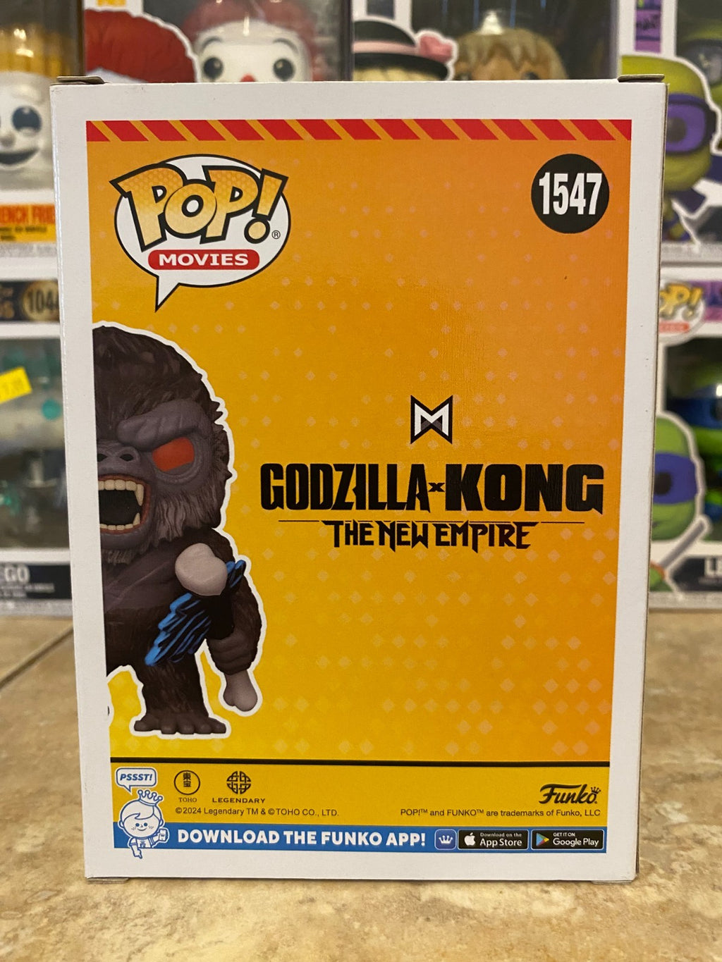Funko PoP! Movies Godizlla X Kong - Kong #1547 (Target Con 2024) w Protector