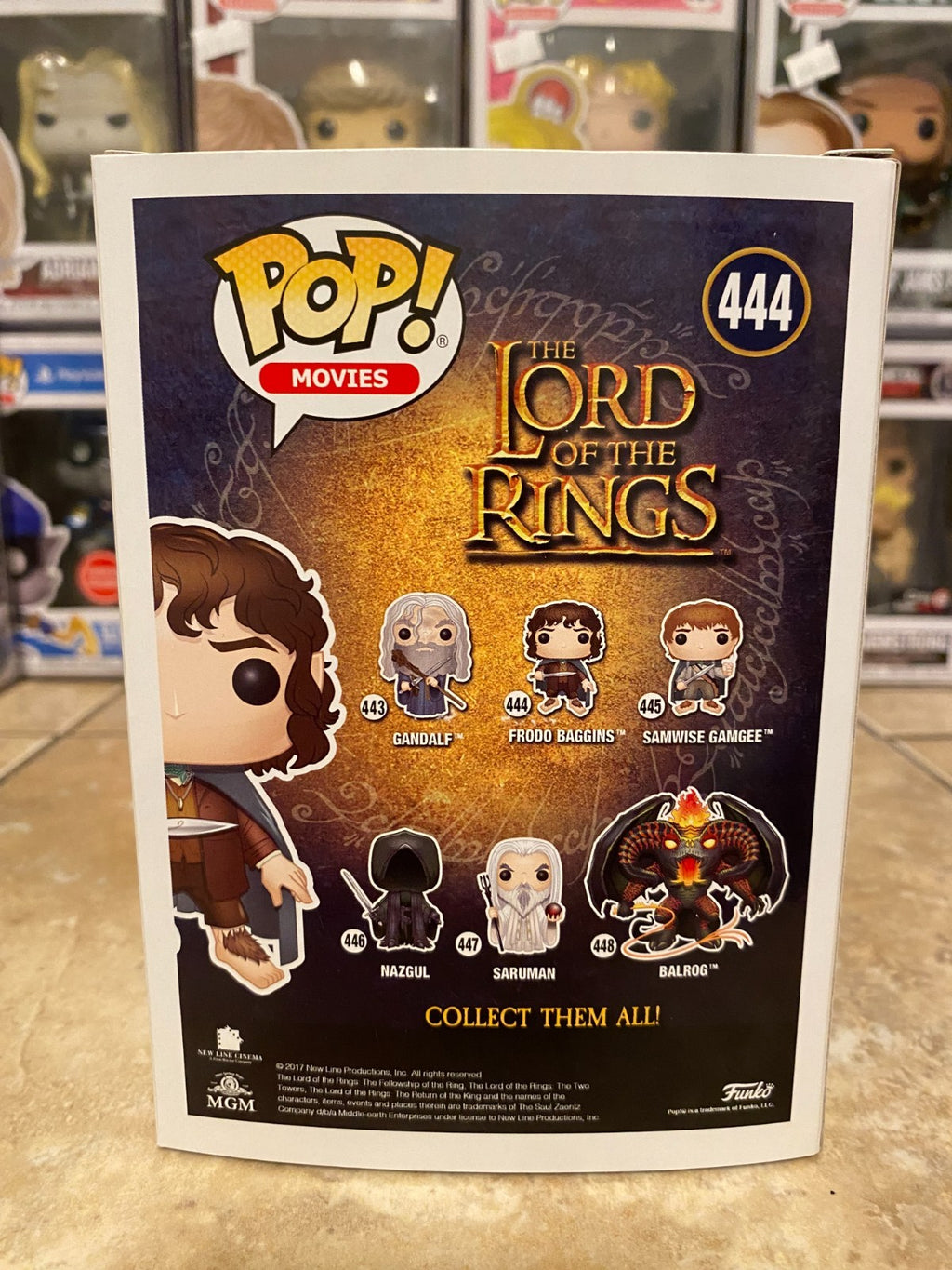 Funko Pop! Vinyl: The Lord of the Rings - Frodo Baggins #444