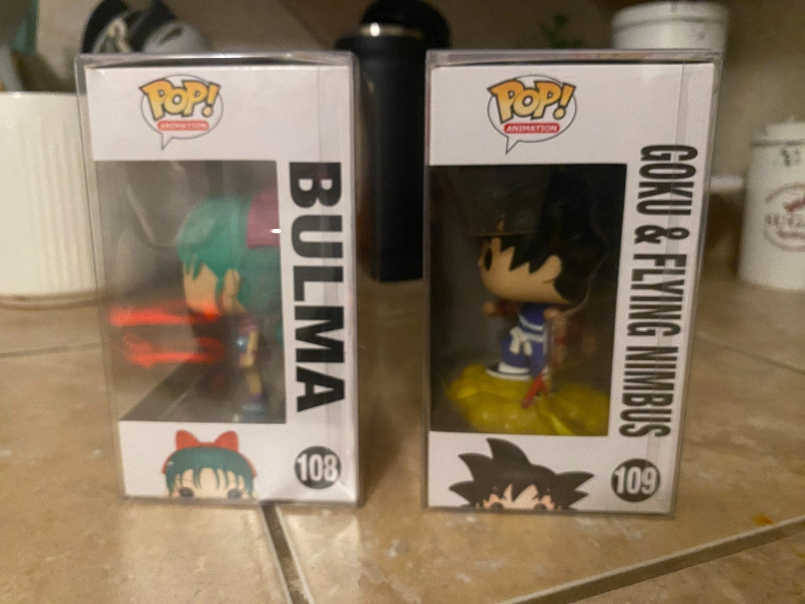 Funko Pop! Dragonball Set of 2 #108 - #109 w Protectors