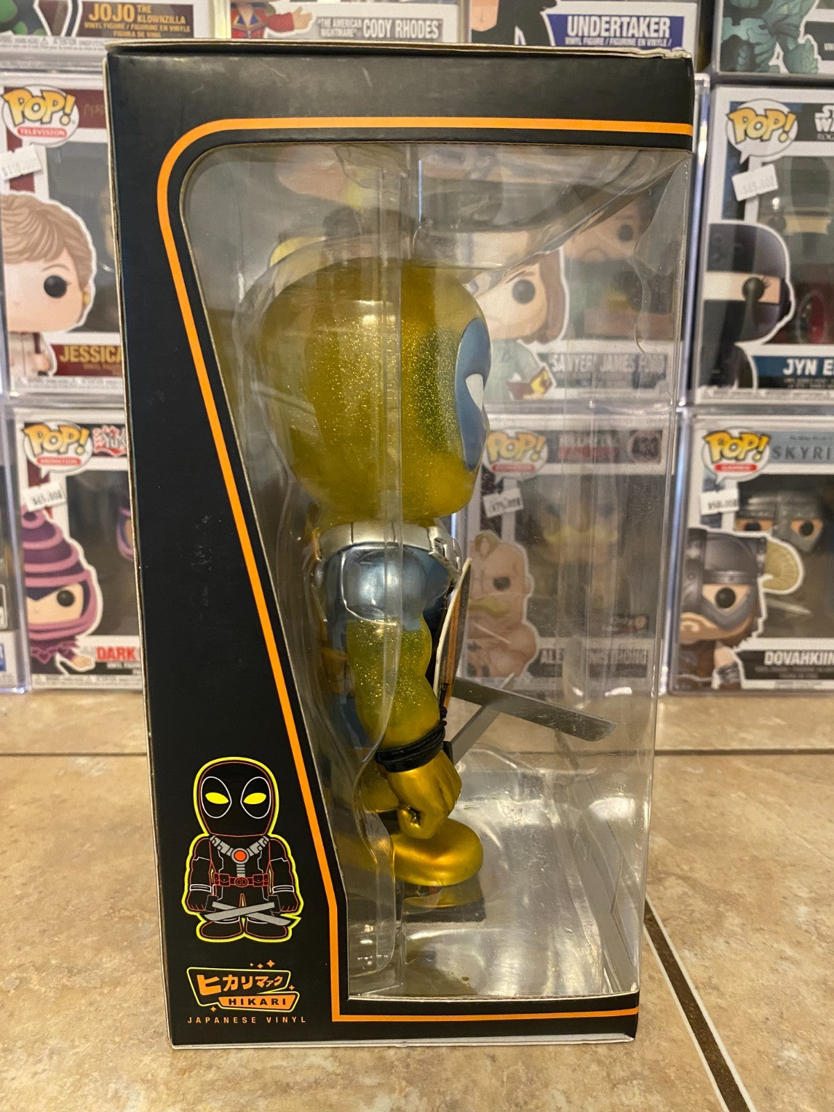 Funko Pop! Deadpool Hikari Figure - Yellow NYCC LE Exclusive 1,000 Pieces