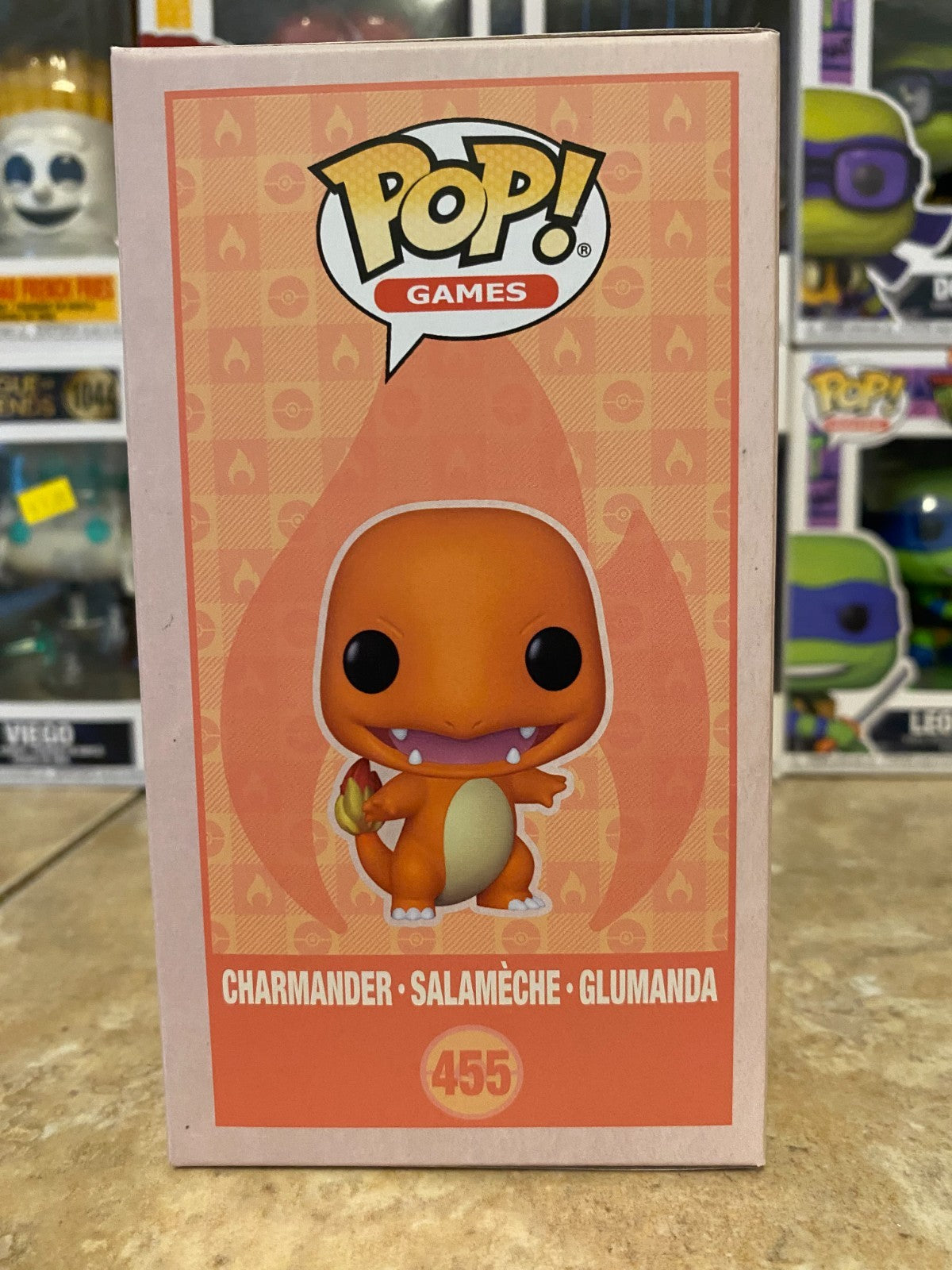 Funko Pop! Pokémon - Charmander (Soft Color/Amazon Exclusive) #455 w Protector