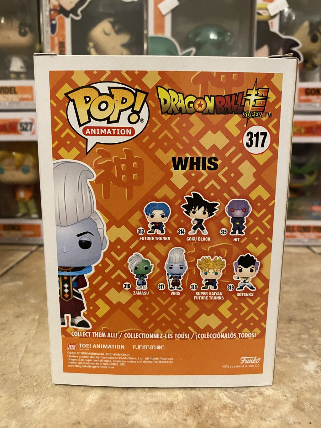 Funko Pop! Animation: Dragon Ball Z #317 Whis w Protector