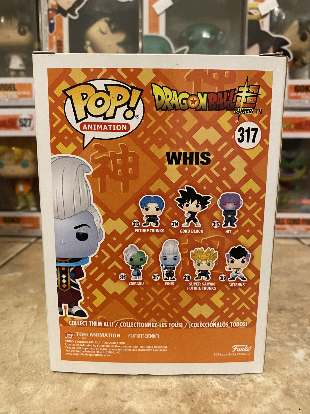 Funko Pop! Animation: Dragon Ball Z #317 Whis w Protector