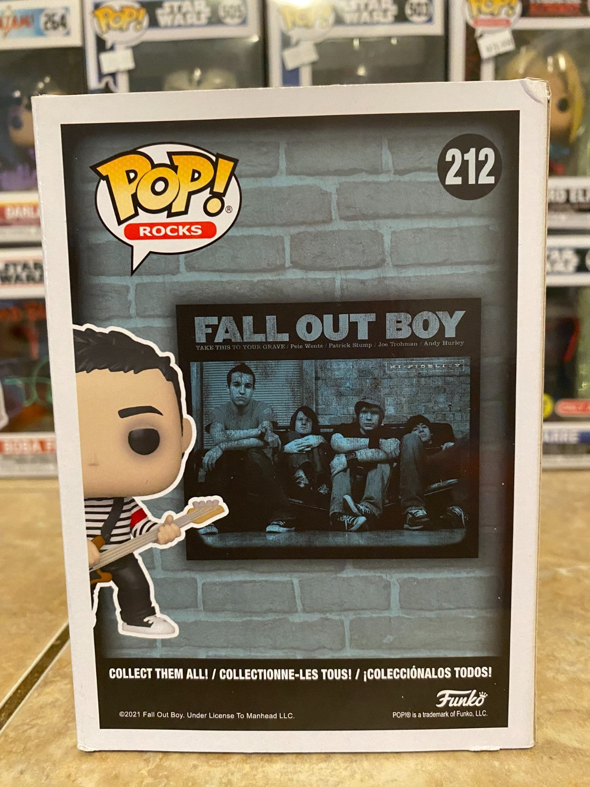 Funko Pop! Panic At The Disco - Brendon Urie #133 HT Exclusive w Protector