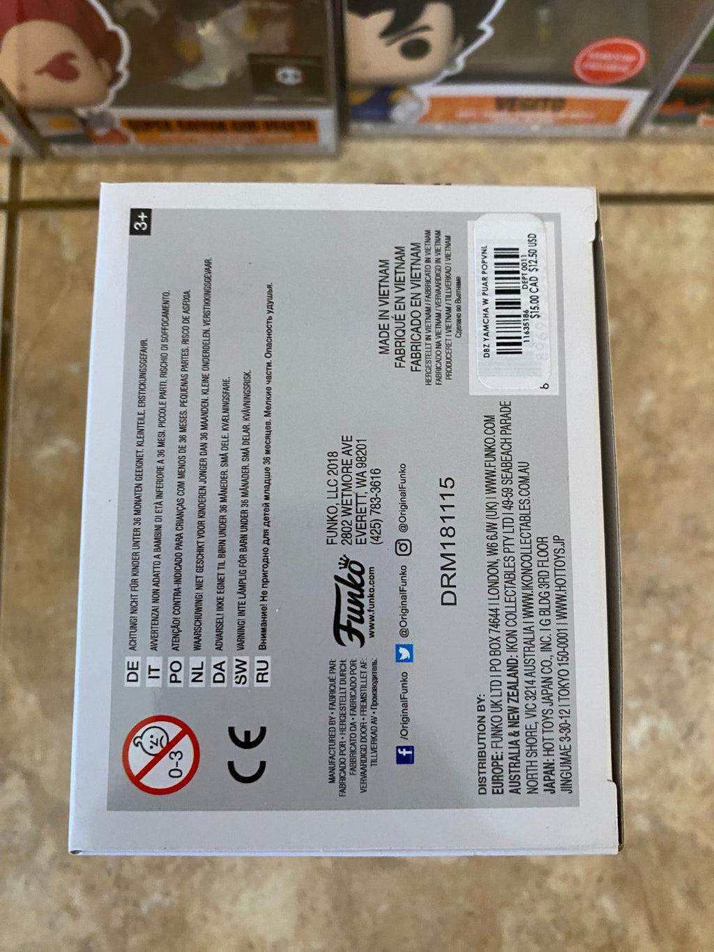 Funko Pop! Dragon Ball #531 Yamcha & Puar w Protector