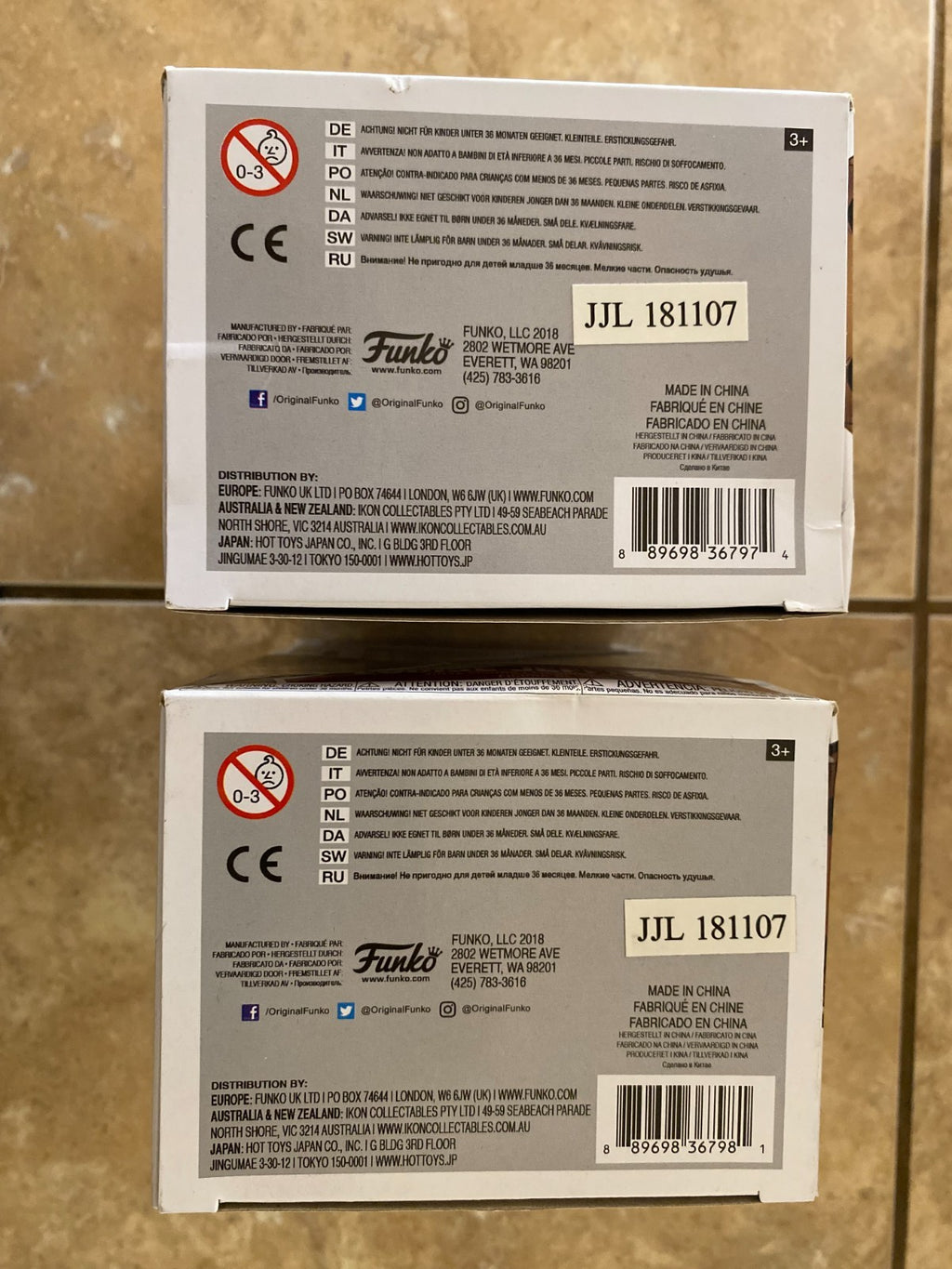 Funko Pop! 2018 Vaulted George & Louise Jefferson Set w Protectors