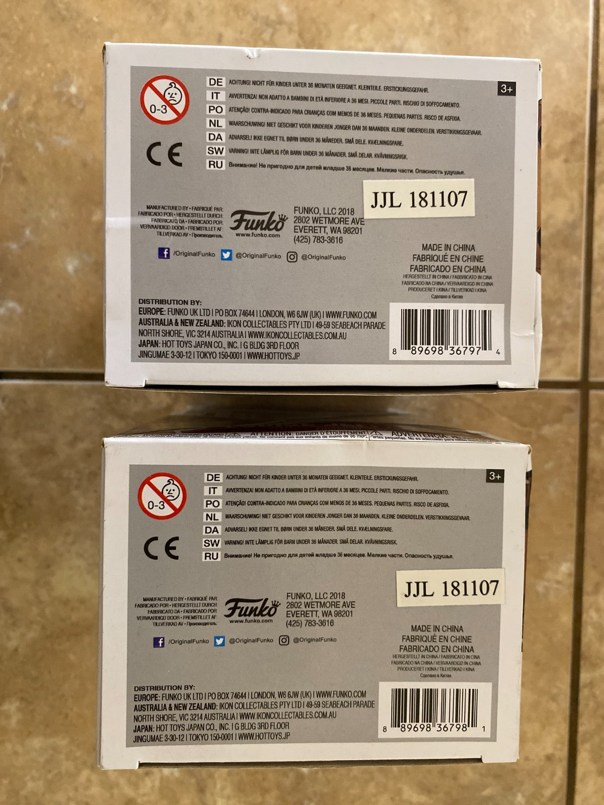 Funko Pop! 2018 Vaulted George & Louise Jefferson Set w Protectors