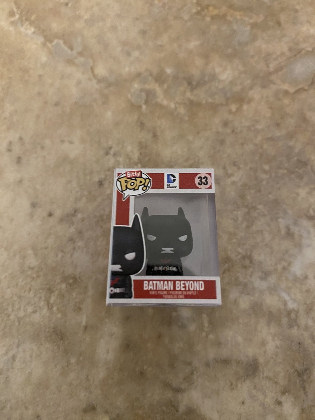 Funko Pop! Super Rare Batman Beyond Bitty Pop & #33 Funko w/Box Protector