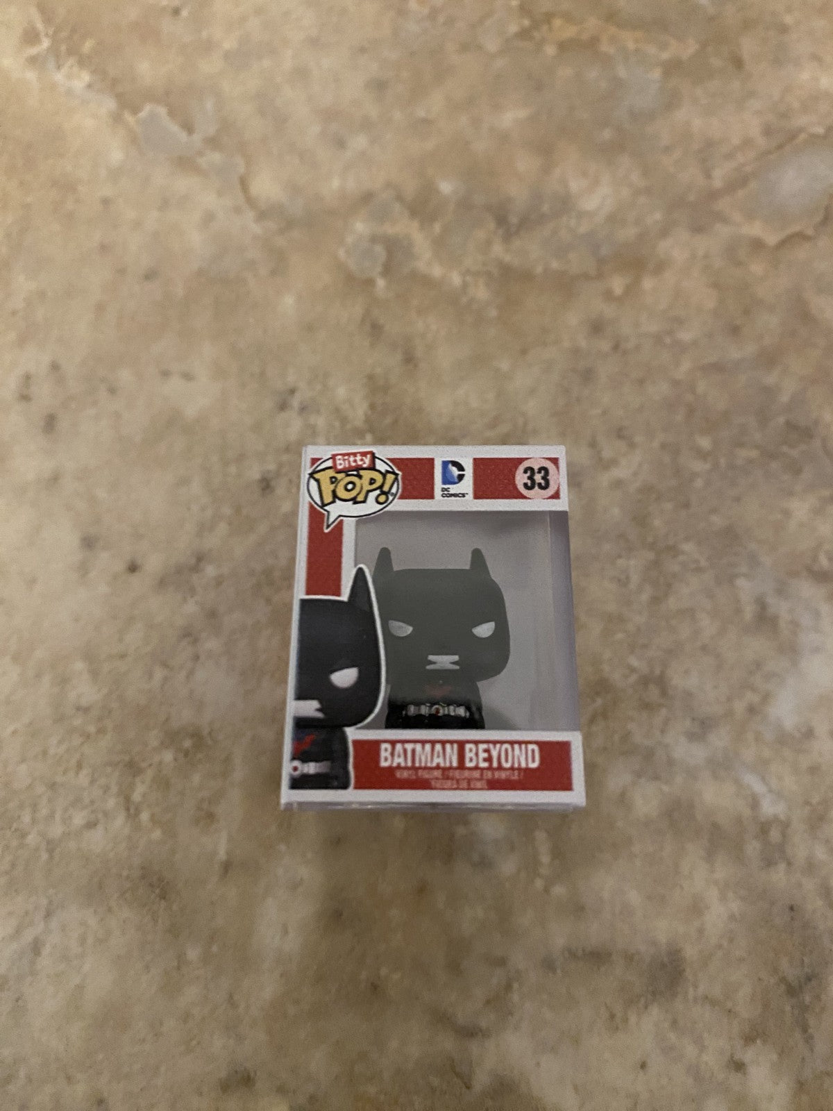 Funko Pop! Super Rare Batman Beyond Bitty Pop & #33 Funko w/Box Protector