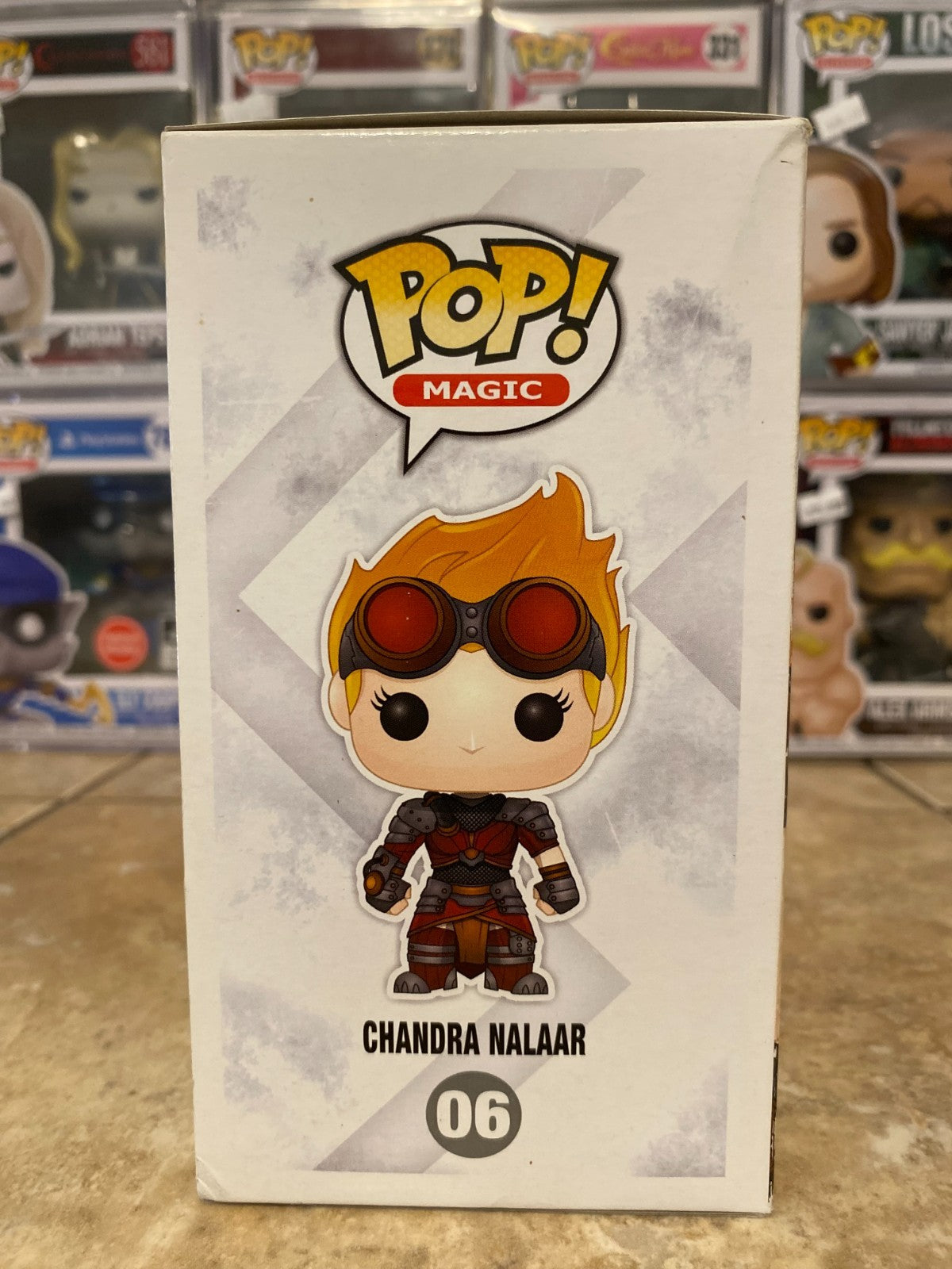 Funko Pop! Magic The Gathering: Chandra Nalaar #06 HT Excl. GITD W/Protector